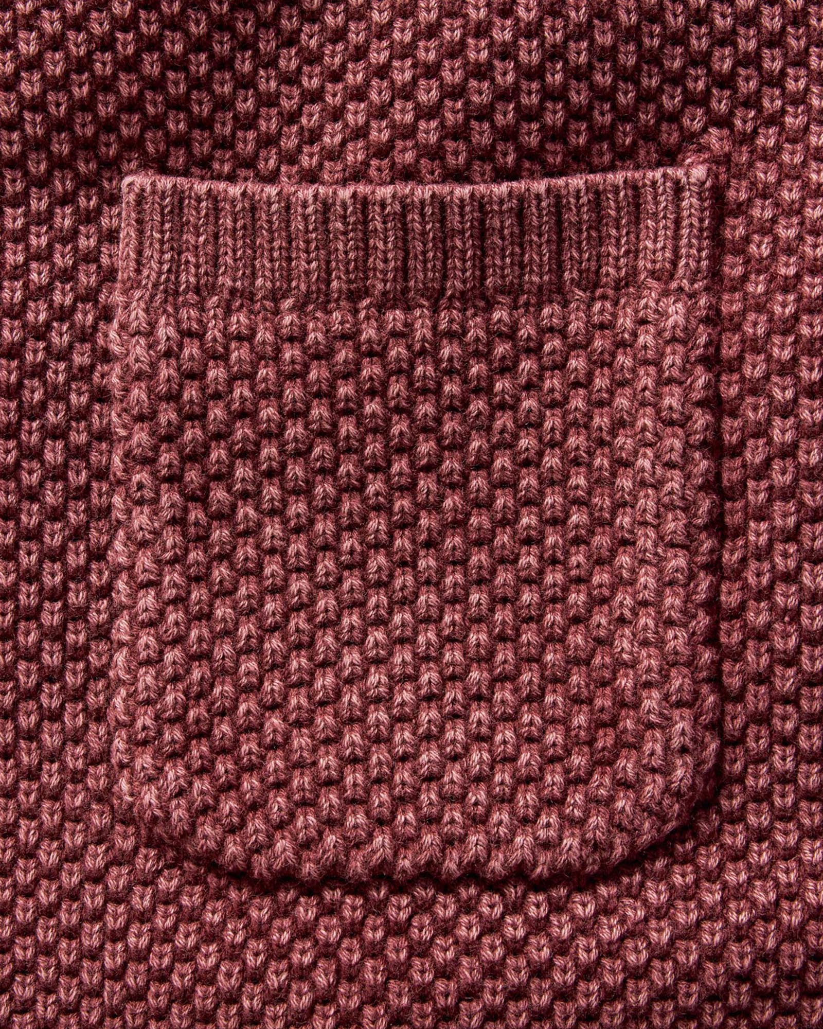 The Crawford Crew Sweater in Dried Cherry - Image 7
