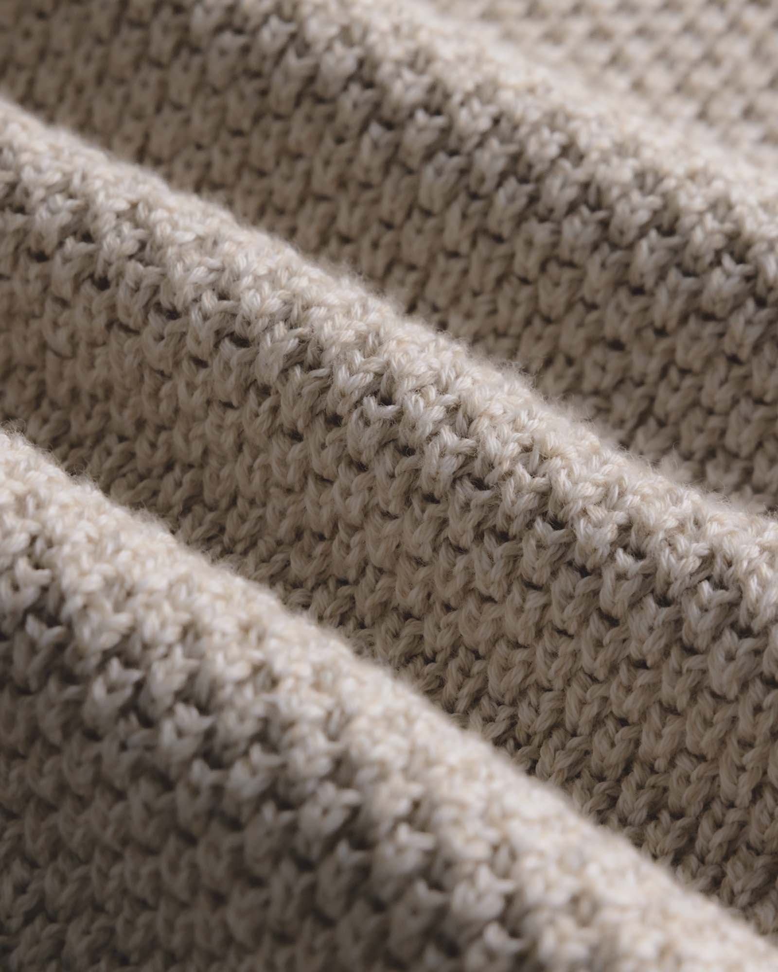 The Crawford Crew Sweater in Marled Natural - Image 7