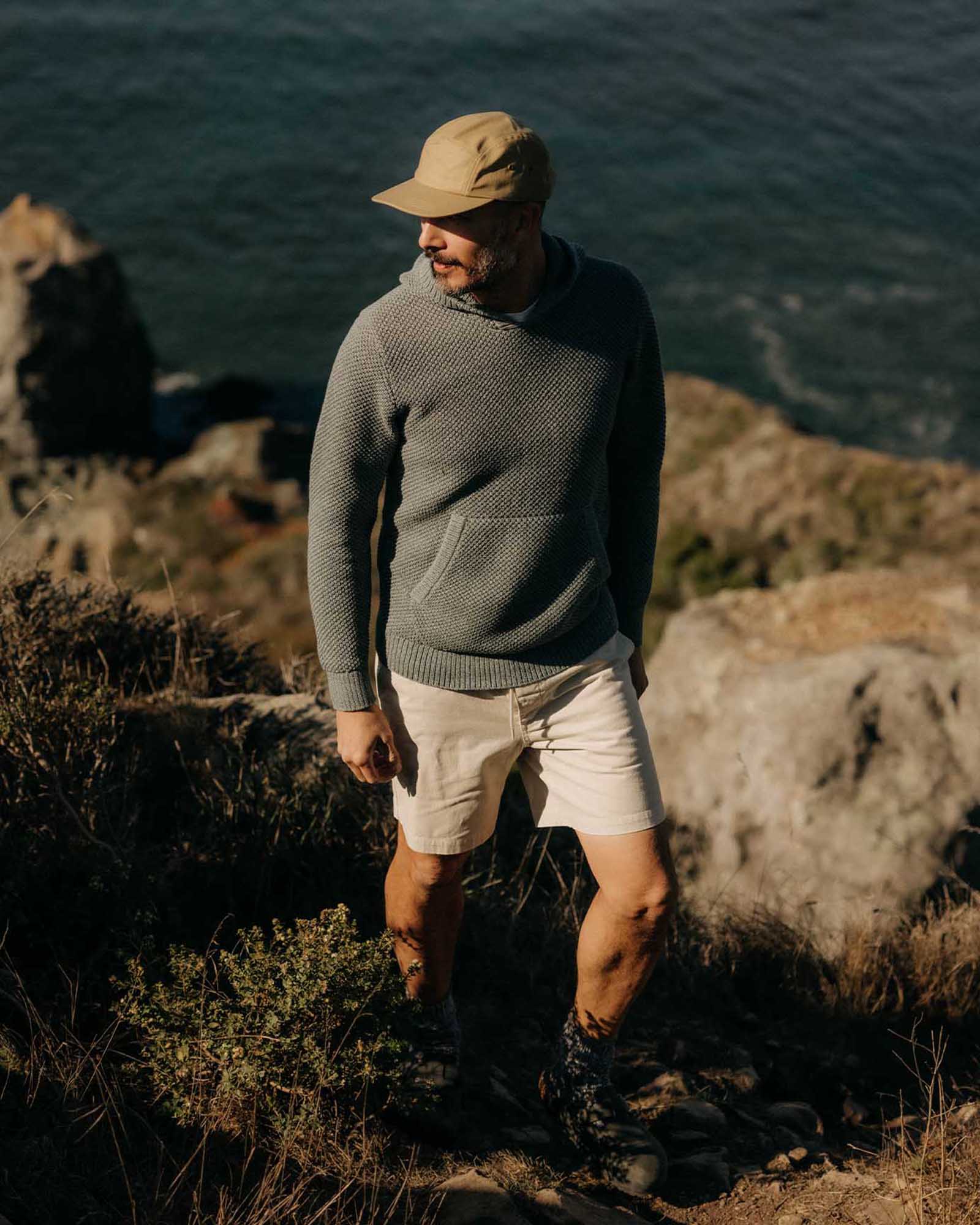 The Crawford Sweater Hoodie in Deep Sea Twist - Image 3