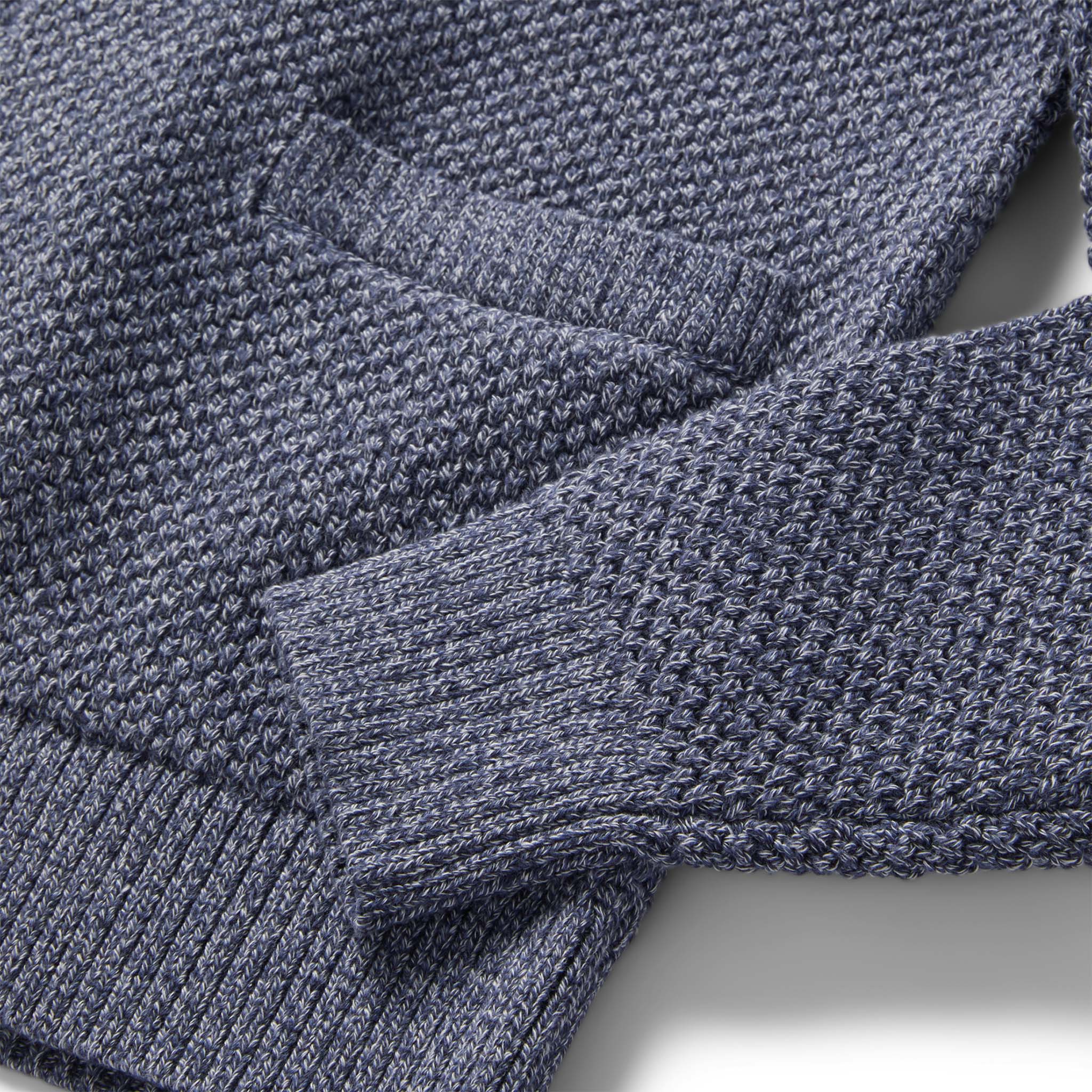 The Crawford Sweater in Blue Melange - Image 7
