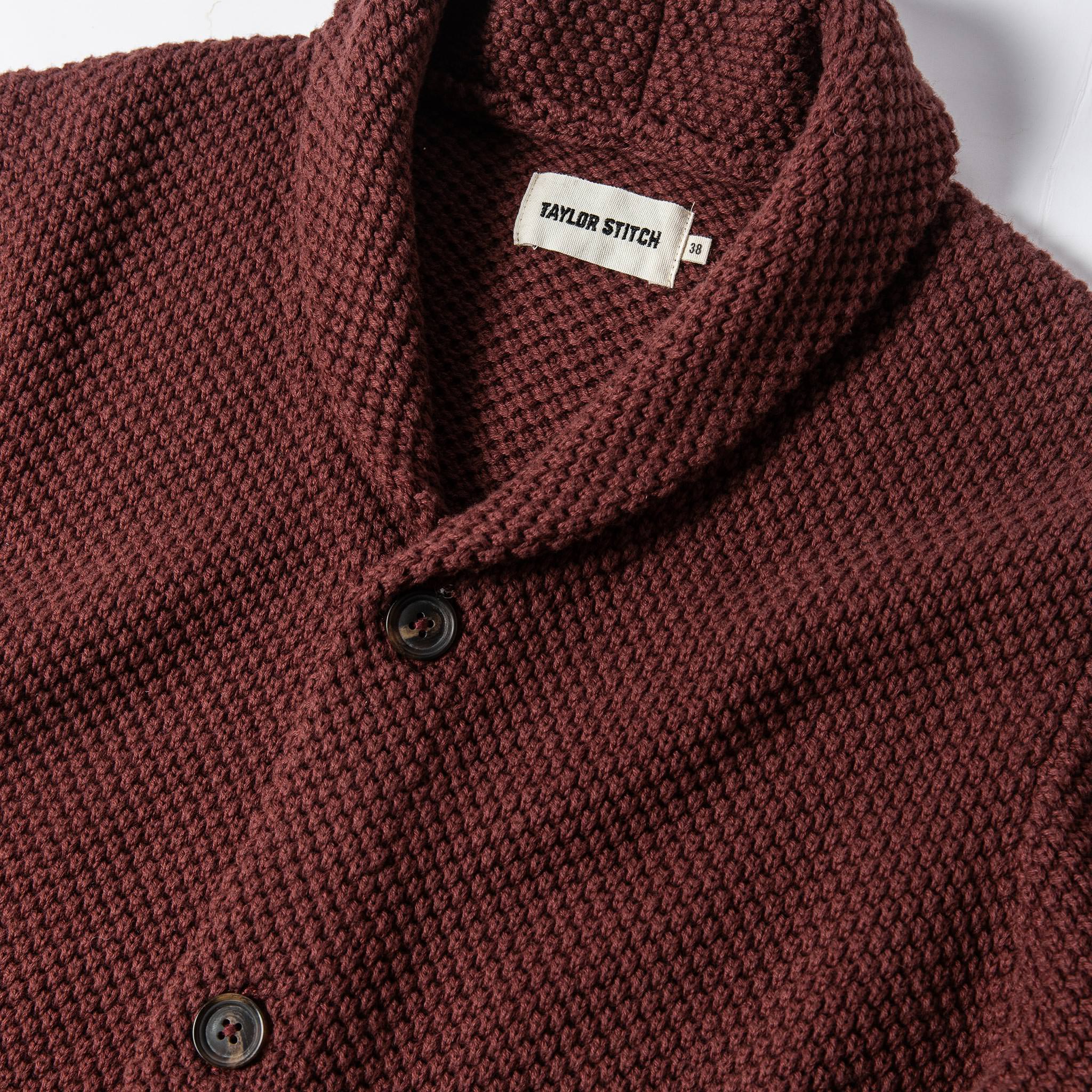 The Crawford Sweater in Burgundy - Image 5