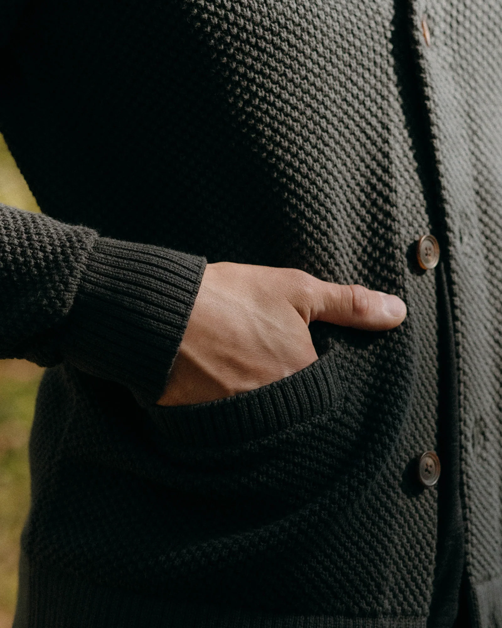The Crawford Sweater in Charcoal - Image 4