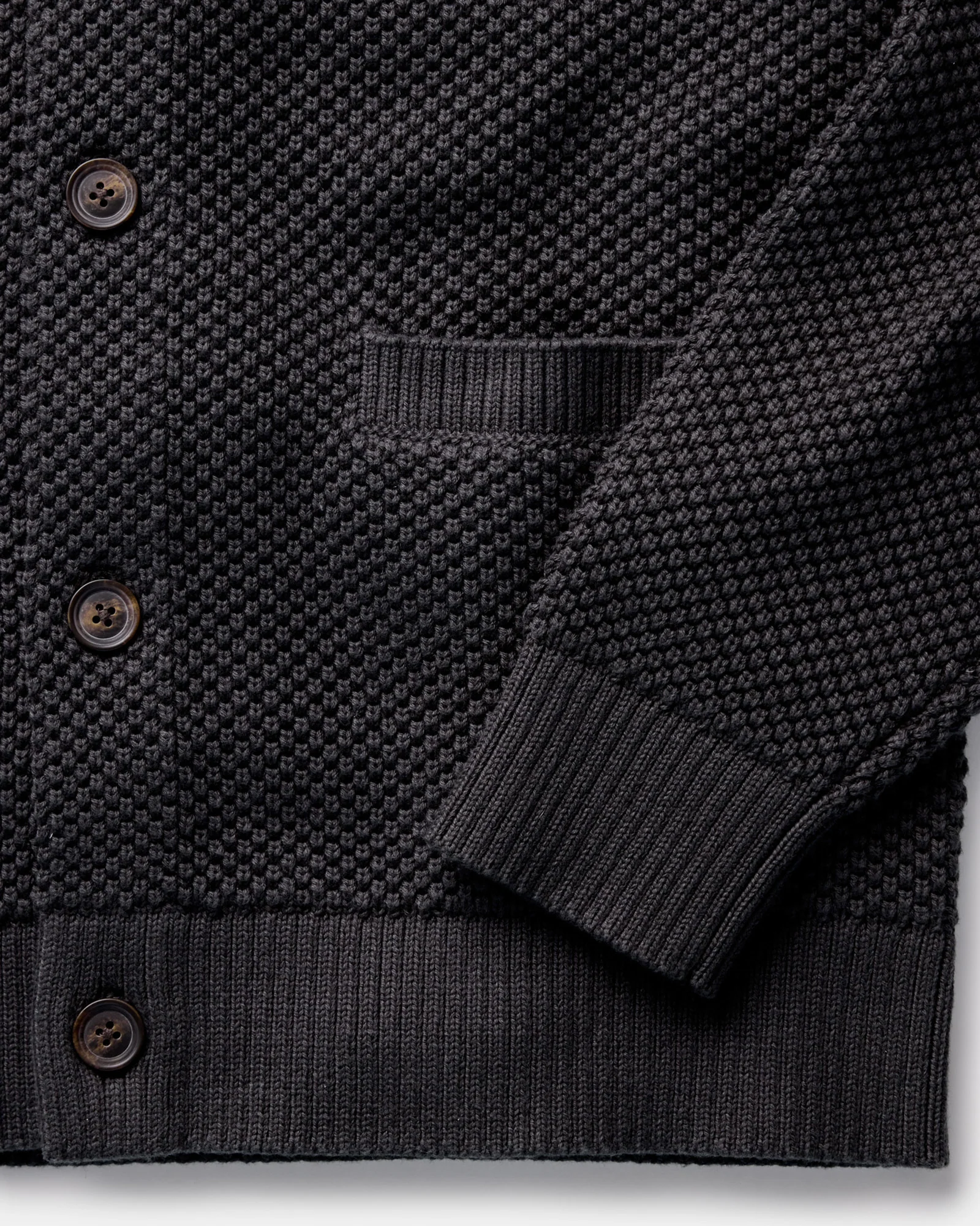 The Crawford Sweater in Charcoal - Image 7