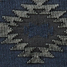 The Crew Sock in Navy Kilim - Image 6