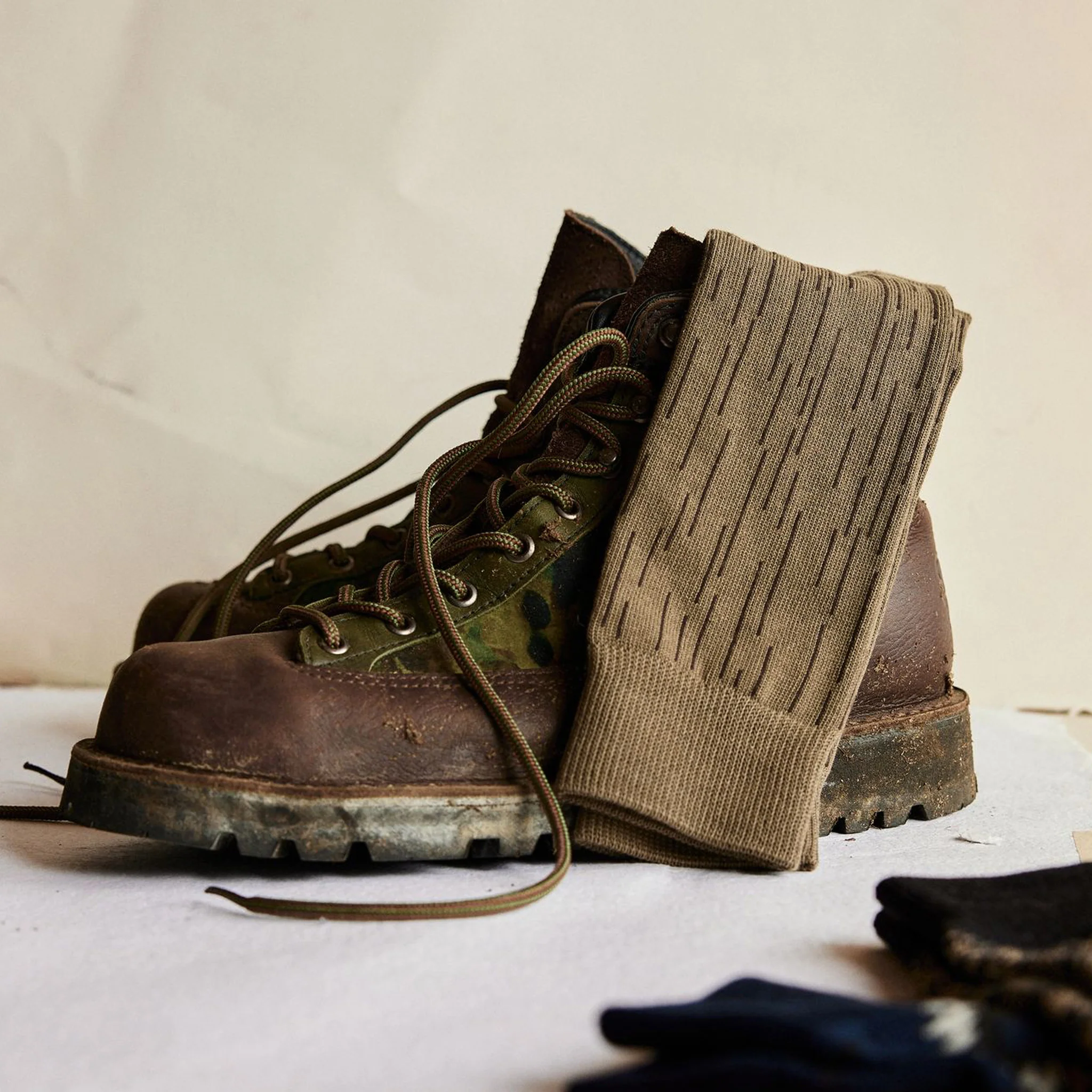 The Crew Sock in Rain Drop Camo - Image 2