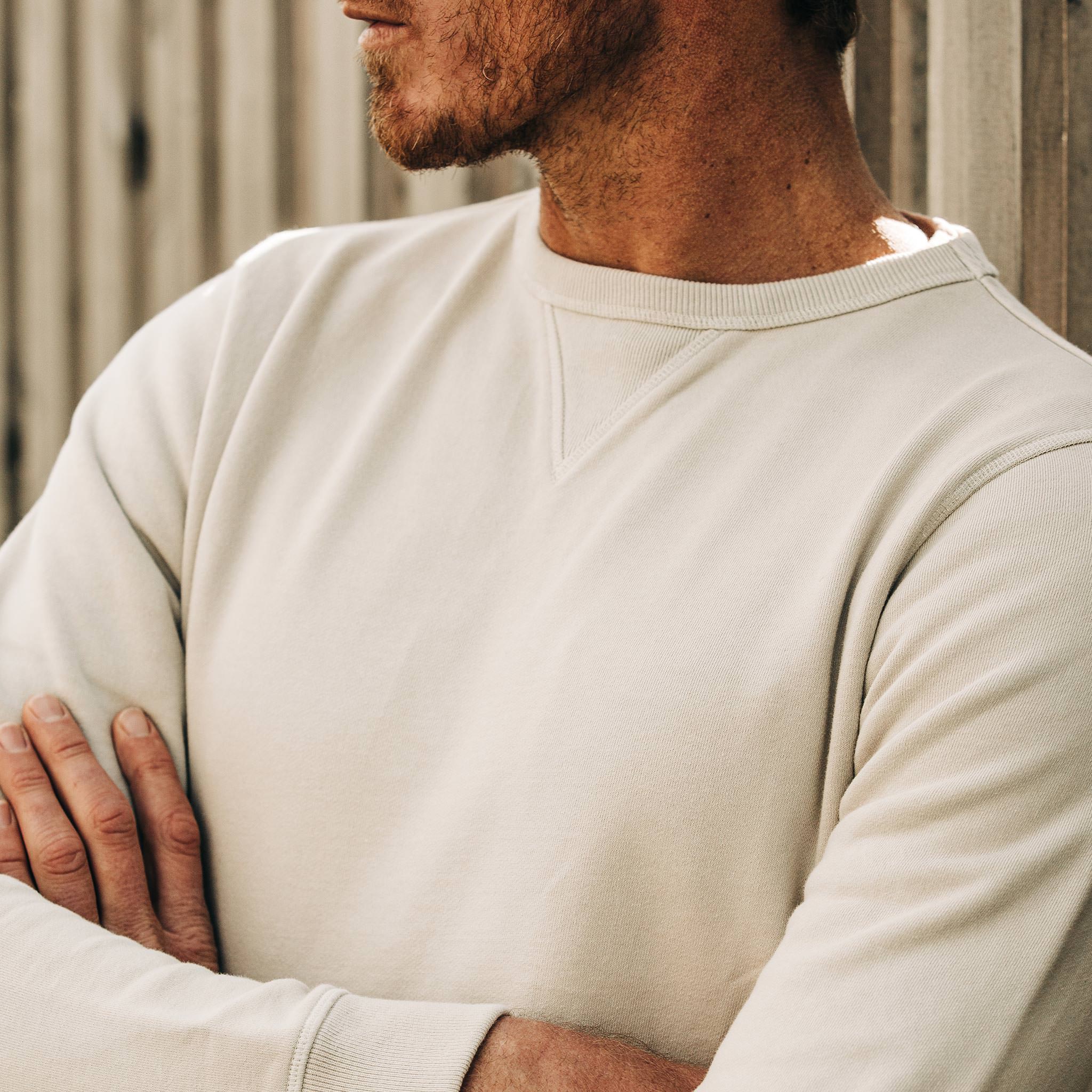 The Crewneck in Aluminum Terry - Image 3