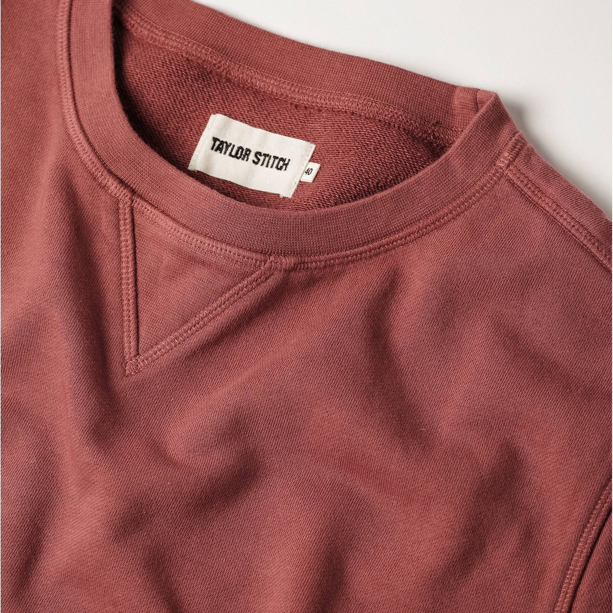 The Crewneck in Brick Red Terry - Image 5