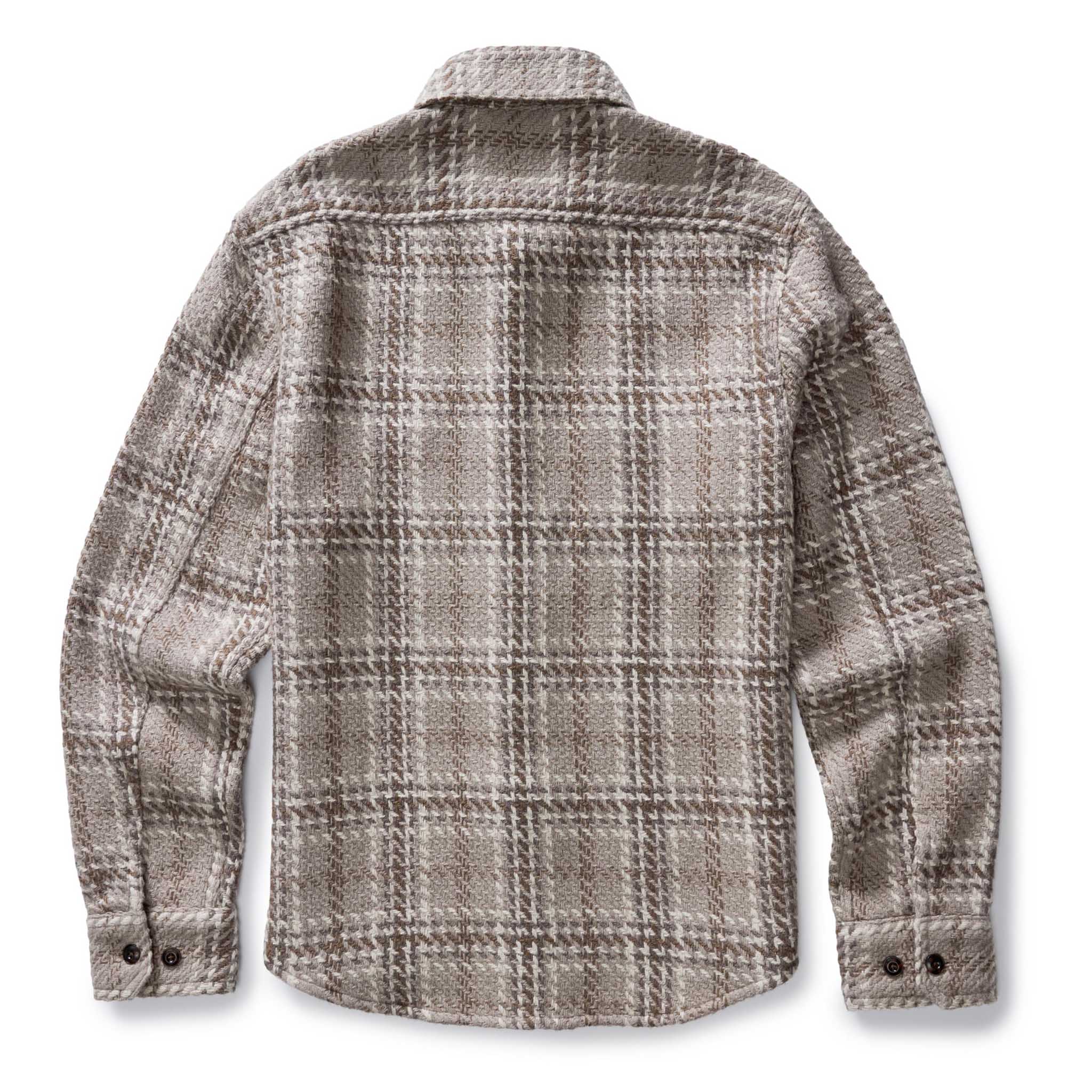 The Cutter Overshirt in Grey Plaid - Image 6