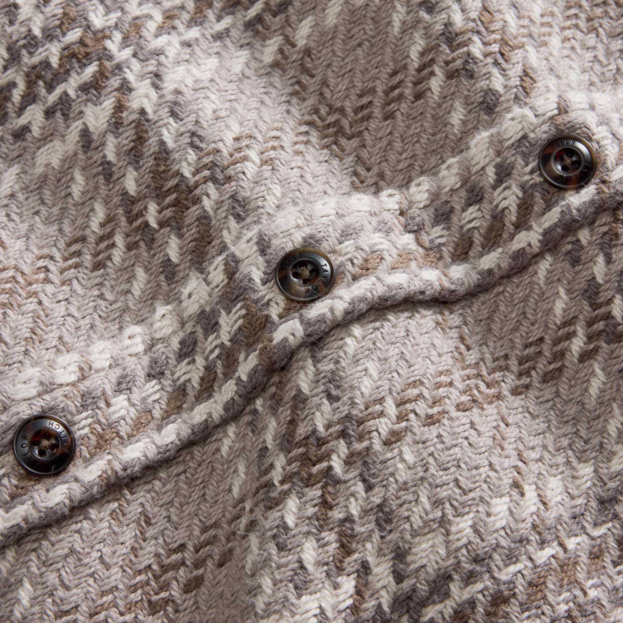 The Cutter Overshirt in Grey Plaid - Image 8