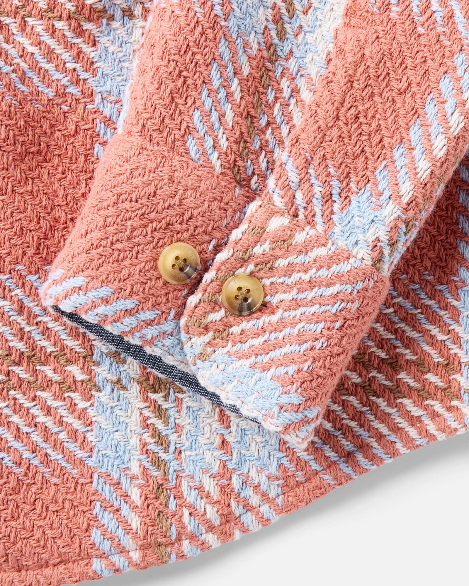 The Cutter Overshirt in Salmon Plaid - Image 5
