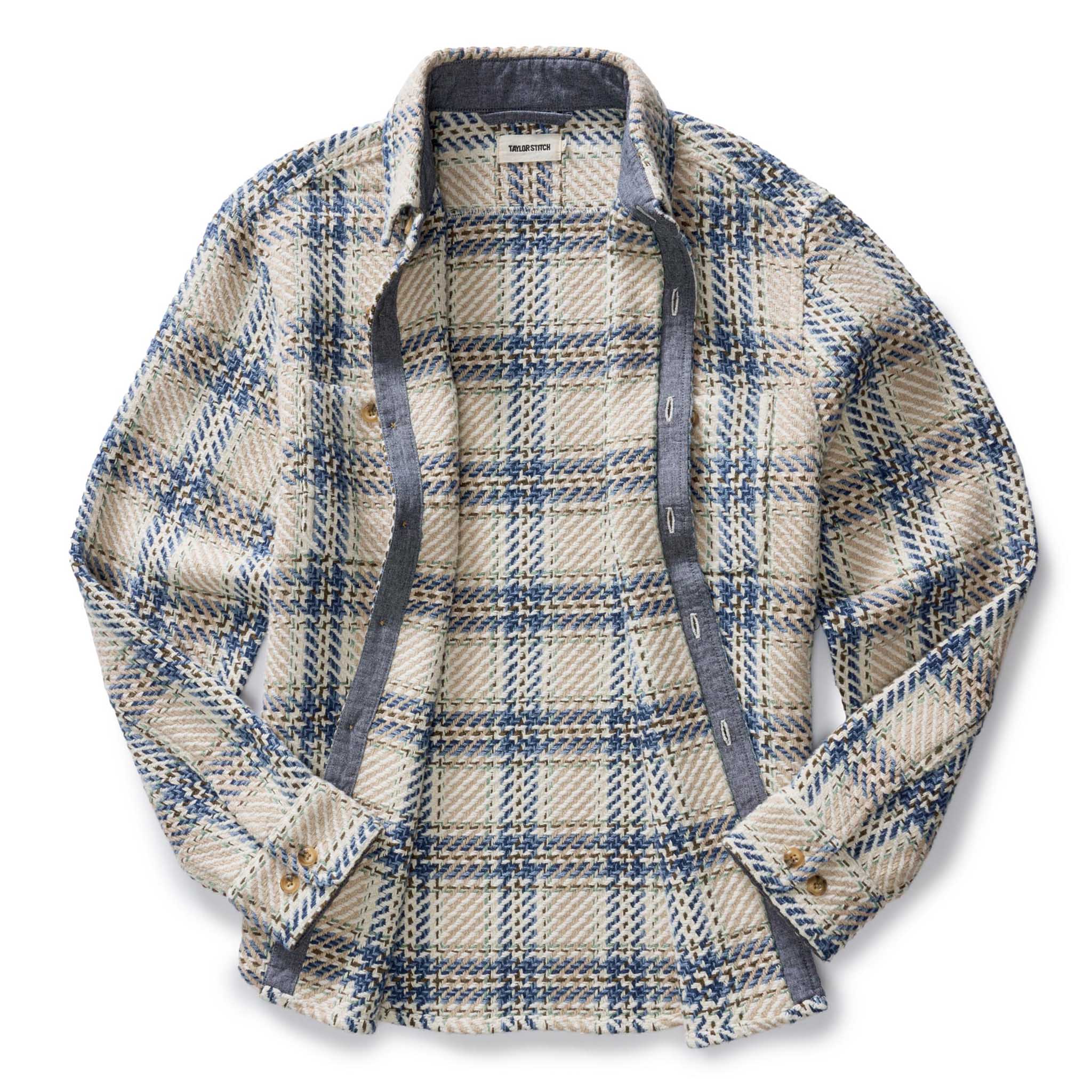 The Cutter Overshirt in Sandbar Plaid - Image 5