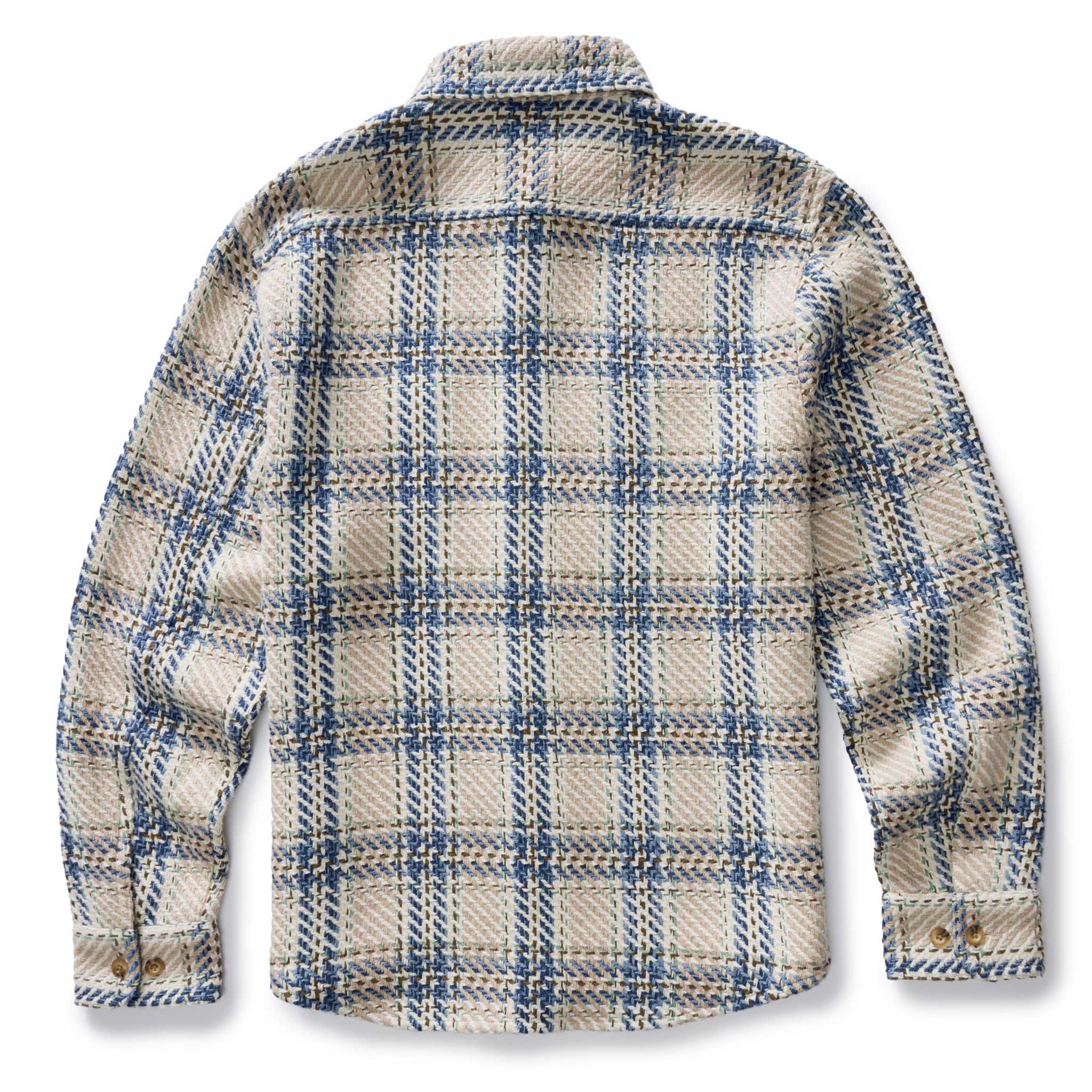 The Cutter Overshirt in Sandbar Plaid - Image 6