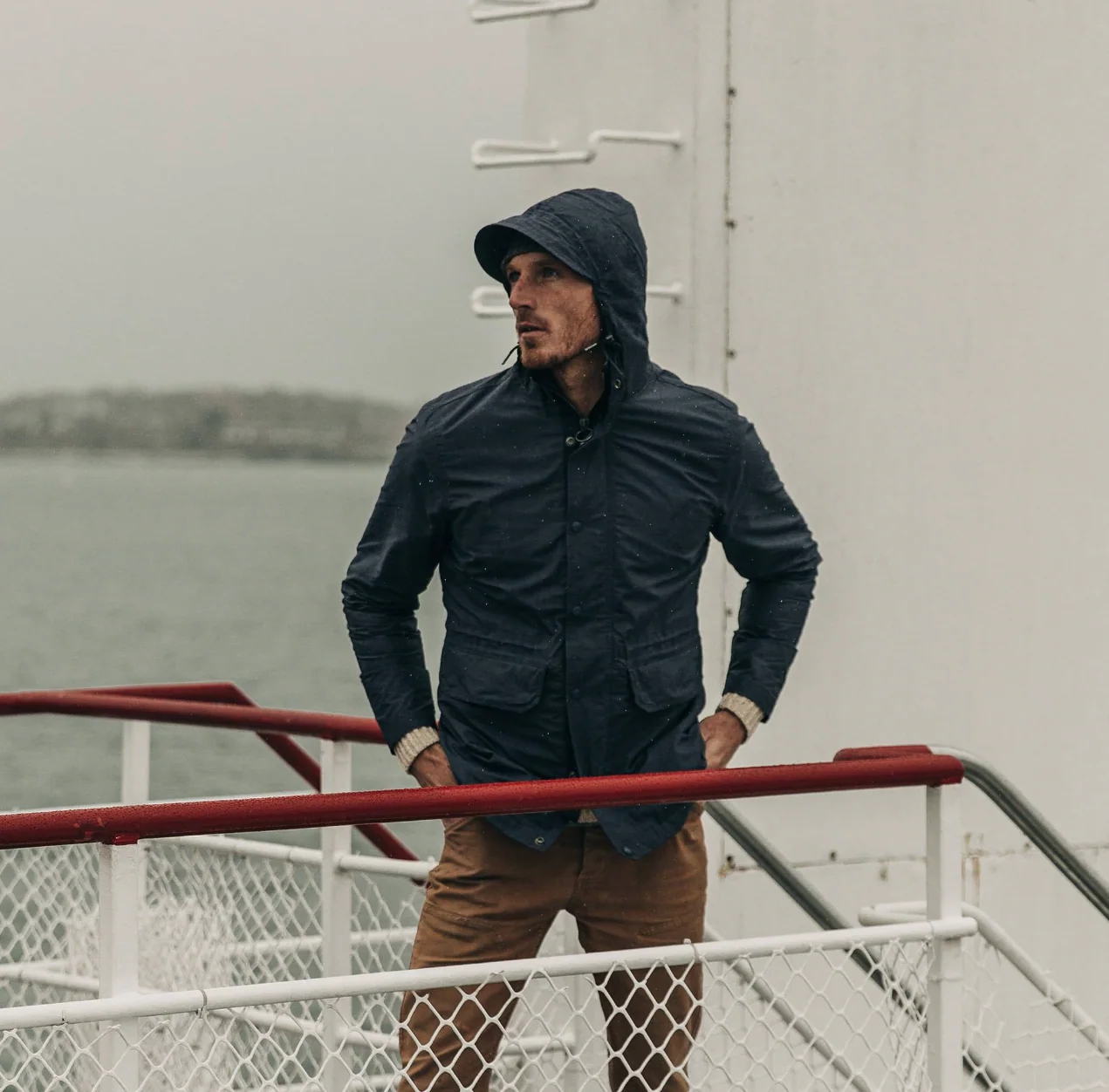 The Dalton Jacket in Navy - Image 3