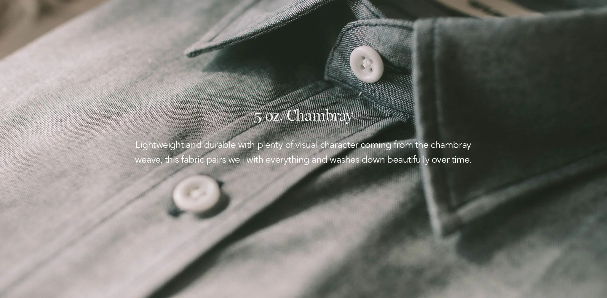 The California in Dark Blue Everyday Chambray - Image 10