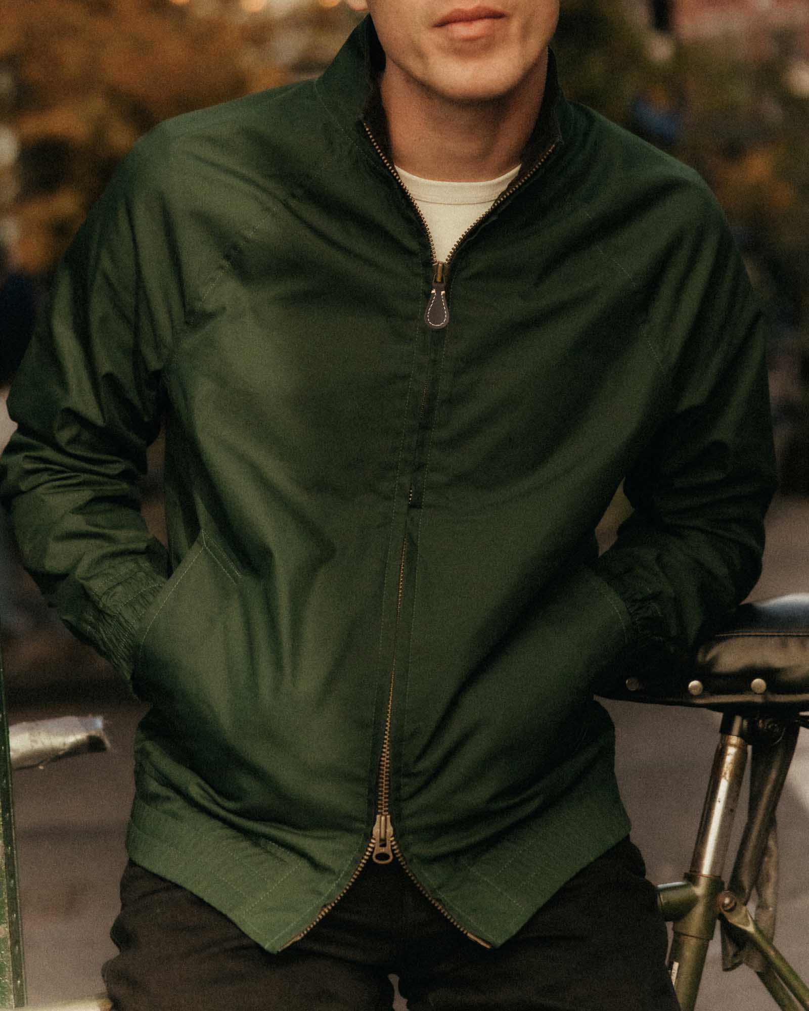 The Dean Jacket in Dark Spruce Twill - Image 3