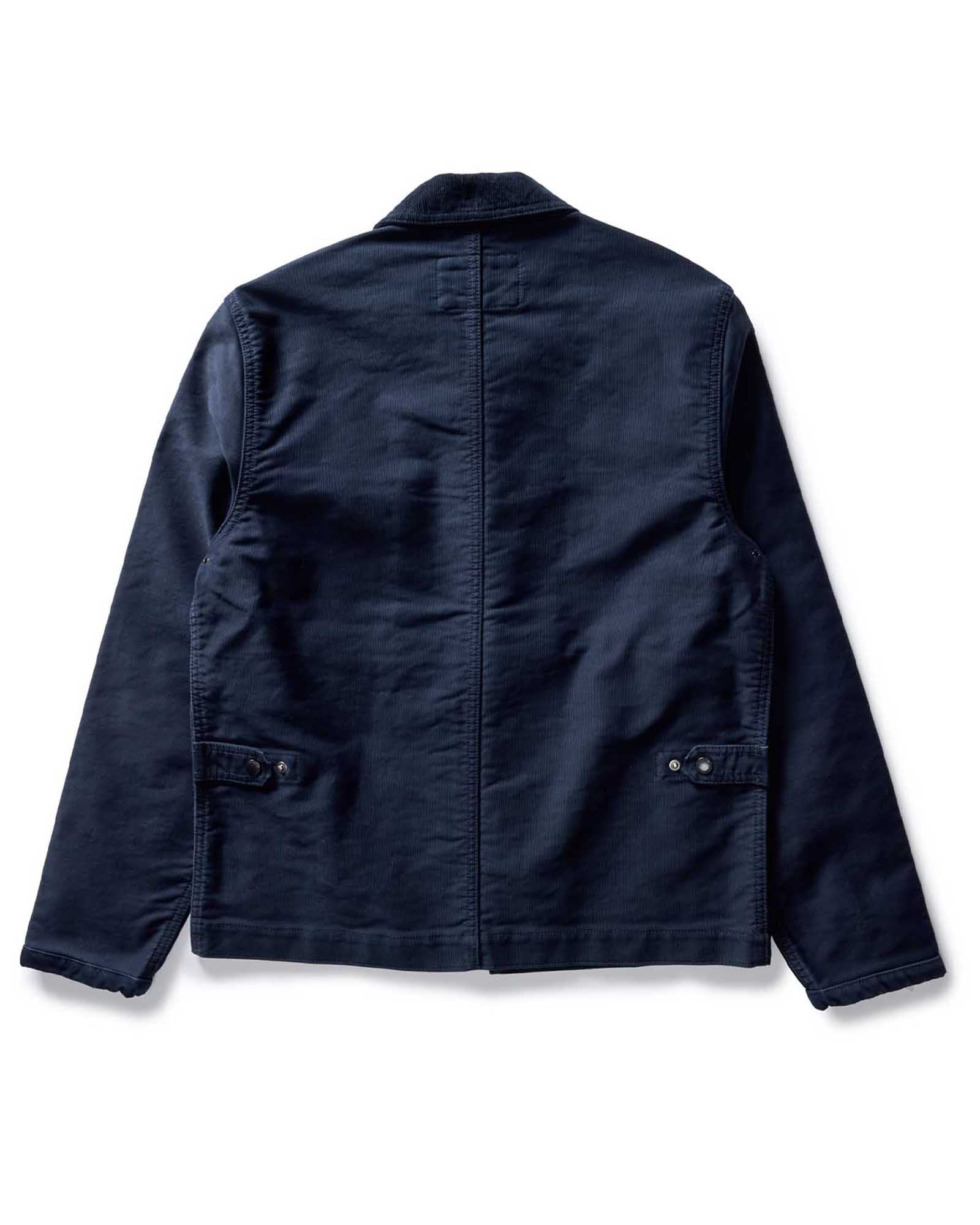 The Deck Jacket in Dark Navy Bedford Cord - Image 8