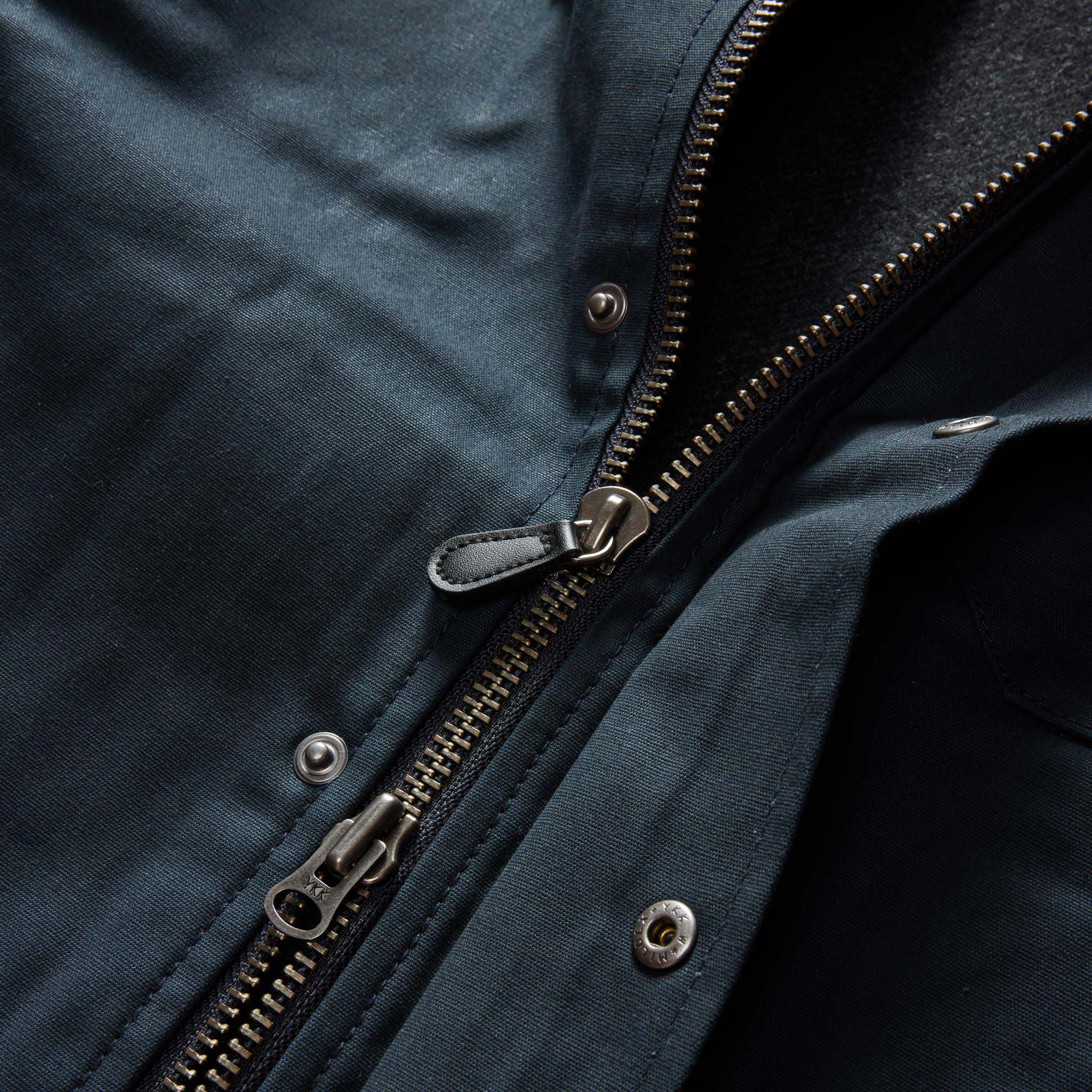 The Deck Jacket in Dark Navy Dry Wax - Image 10