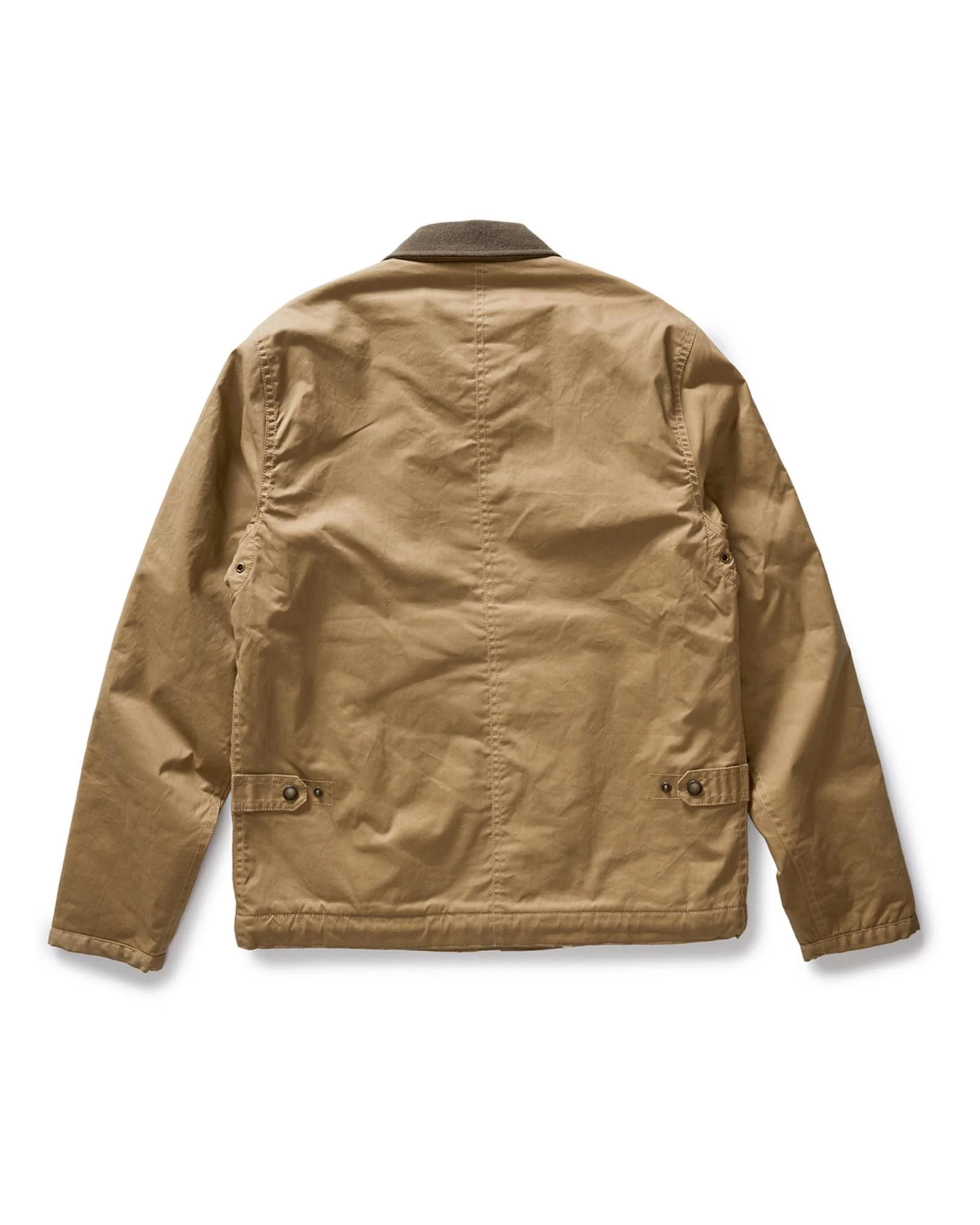 The Deck Jacket in Khaki Dry Wax - Image 8