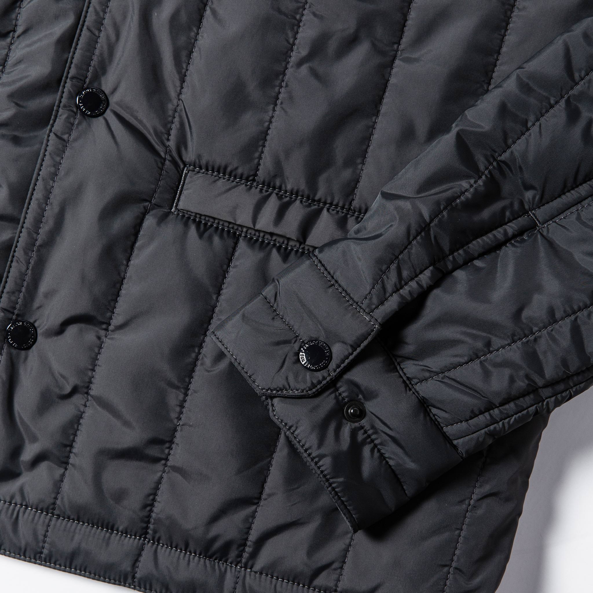 The Decker Jacket in Charcoal Quilt - Image 7