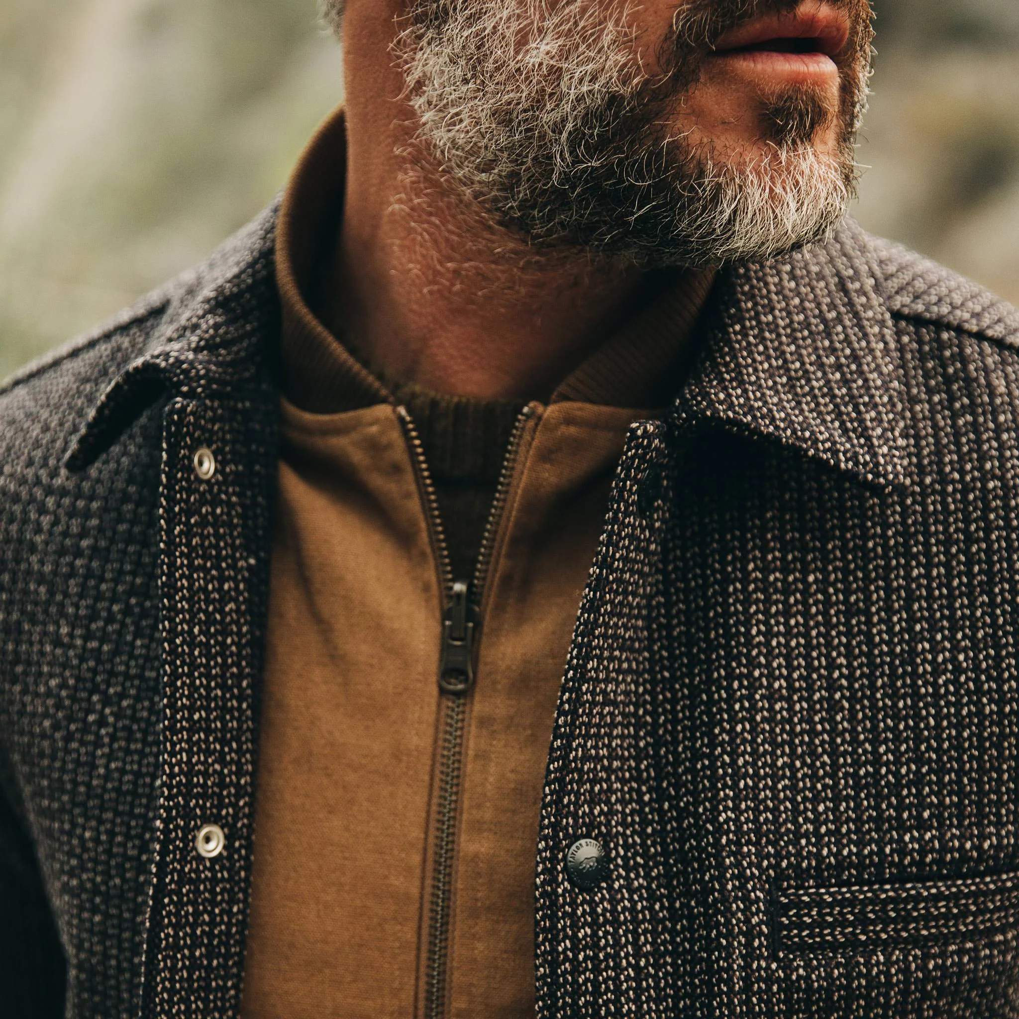 The Decker Jacket in Wool Beach Cloth - Image 3