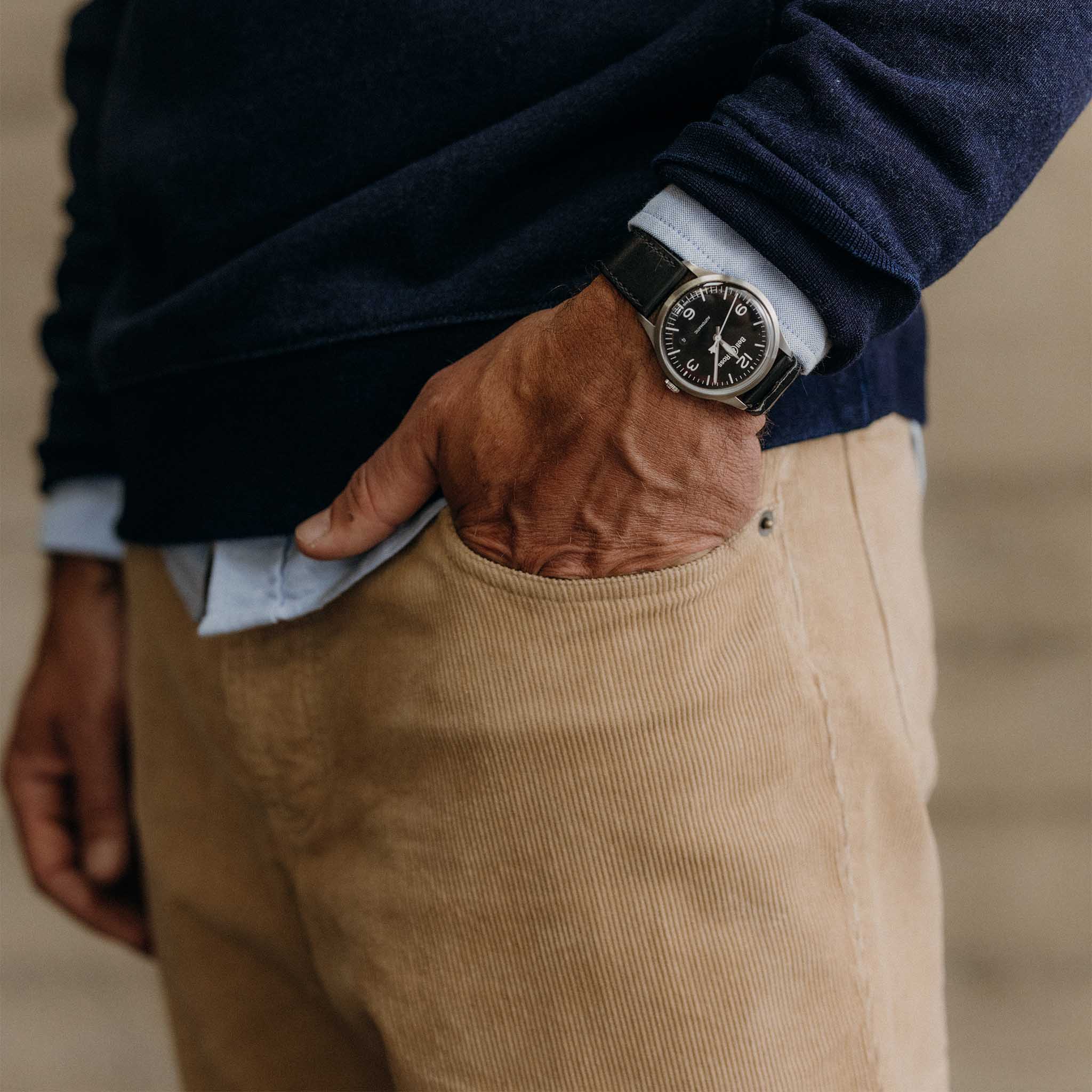 The Democratic 5-Pocket Pant in Washed Khaki Corduroy - Image 4