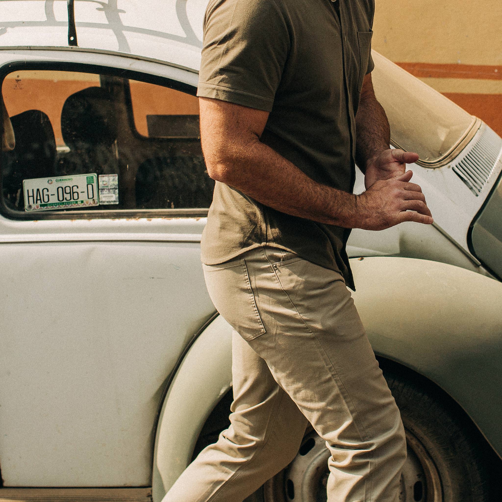 The Democratic All Day Pant in Aluminum Bedford Cord - Image 4