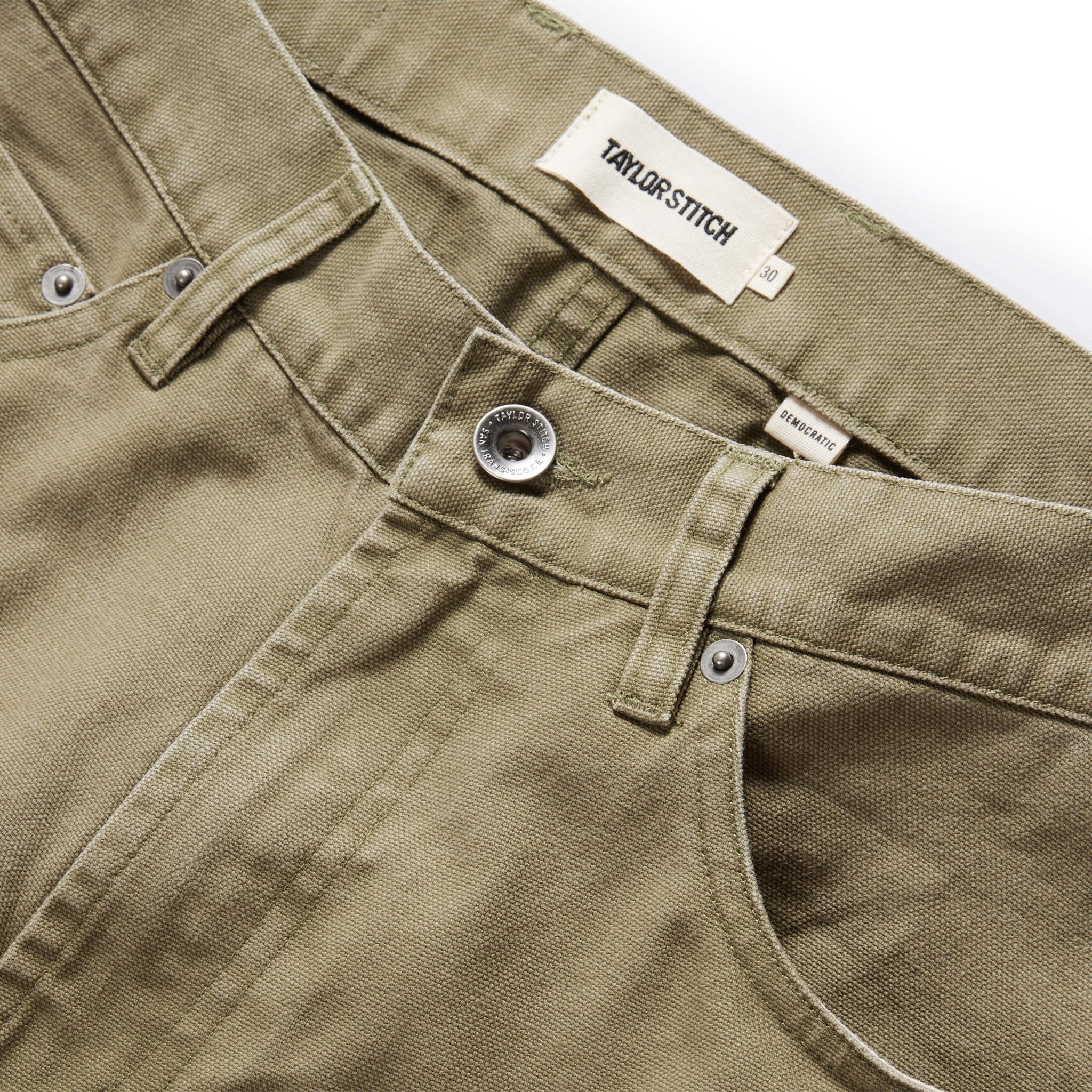 The Democratic All Day Pant in Arid Eucalyptus Canvas - Image 8