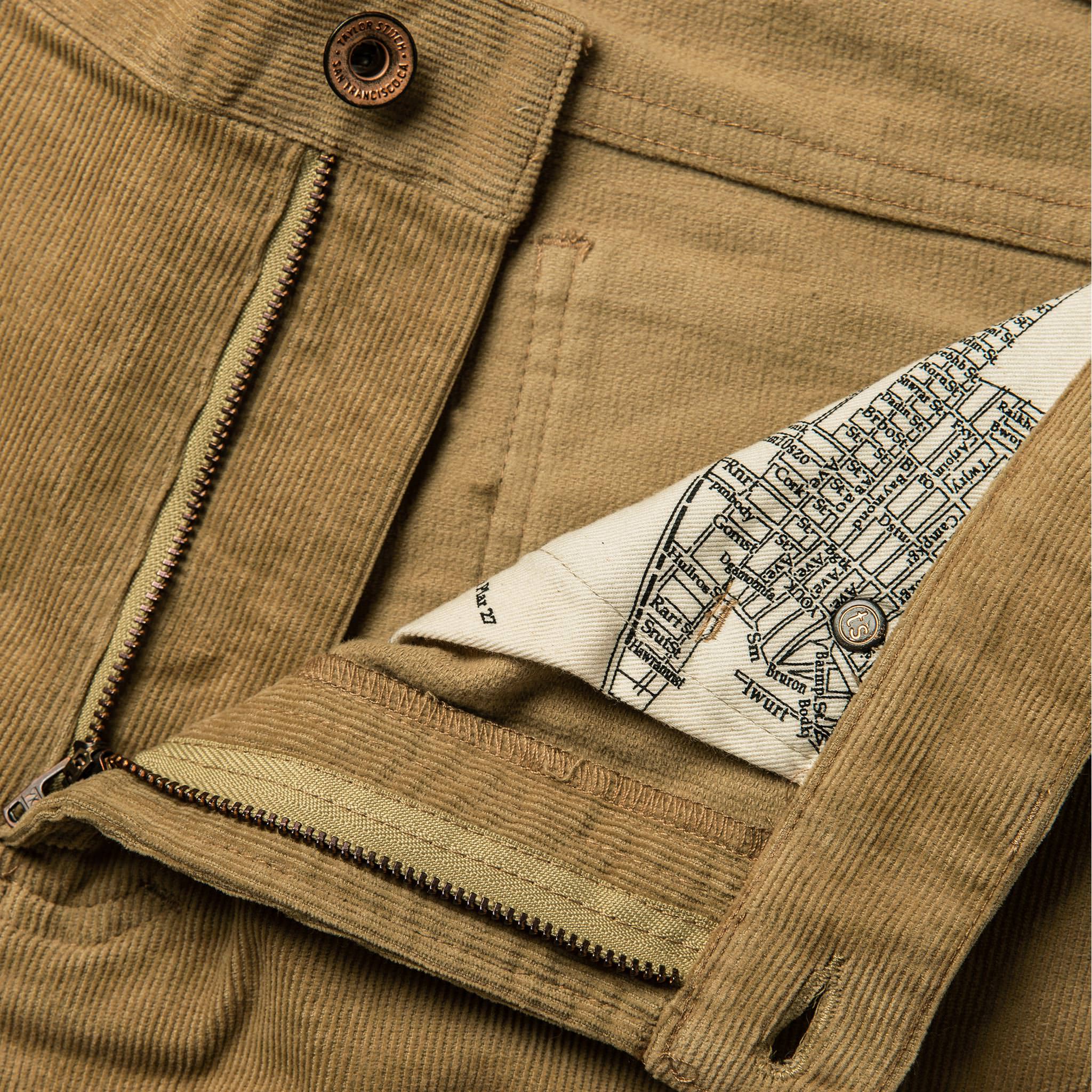 The Democratic All Day Pant in British Khaki Cord - Image 5