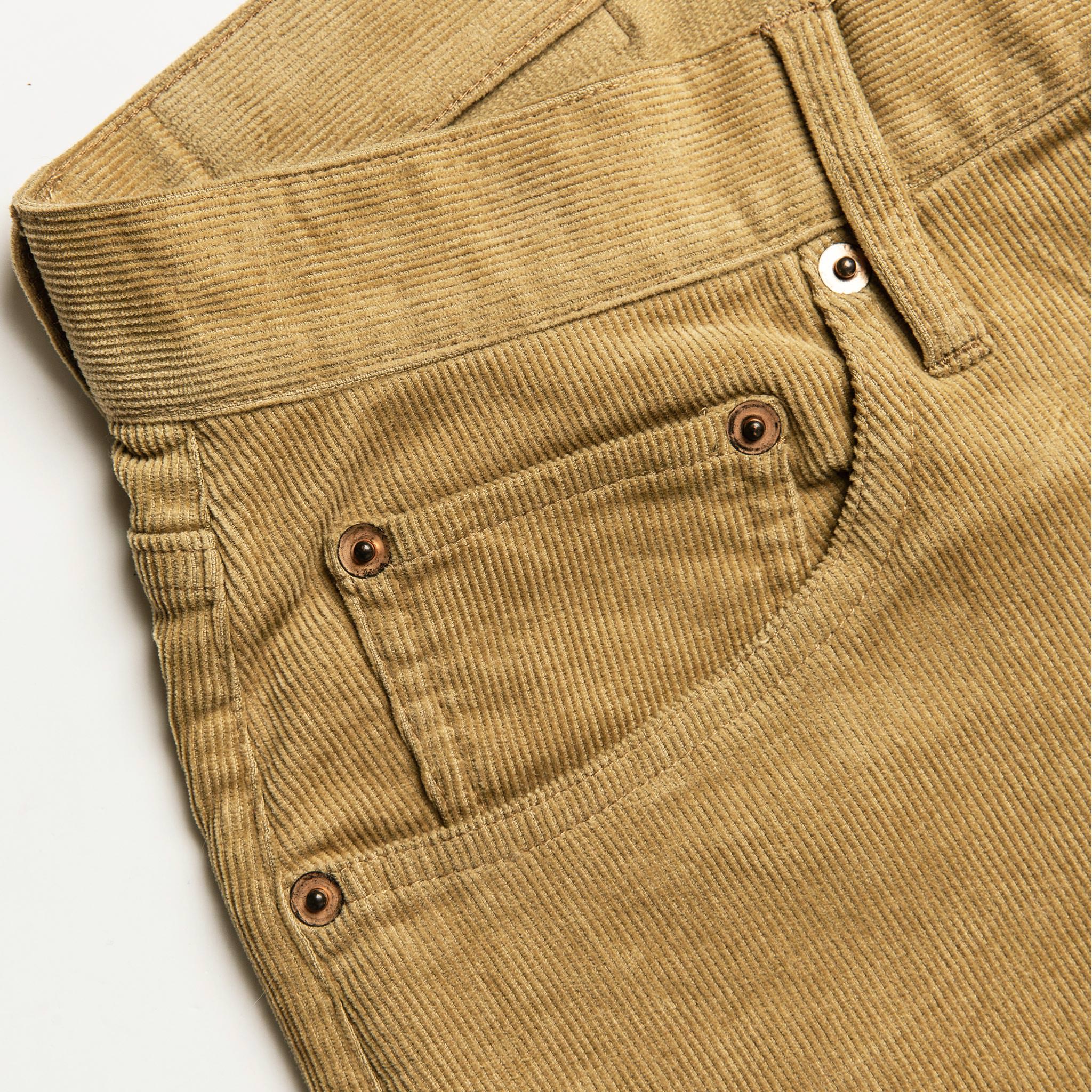 The Democratic All Day Pant in British Khaki Cord - Image 6