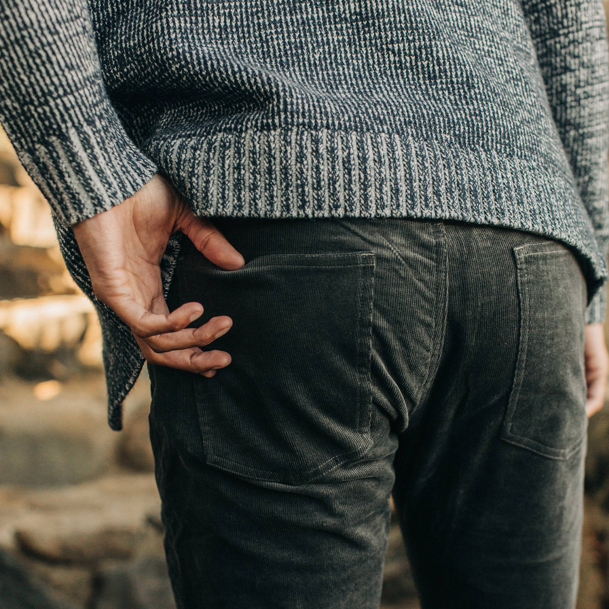 The Democratic All Day Pant in Coal Cord - Image 4