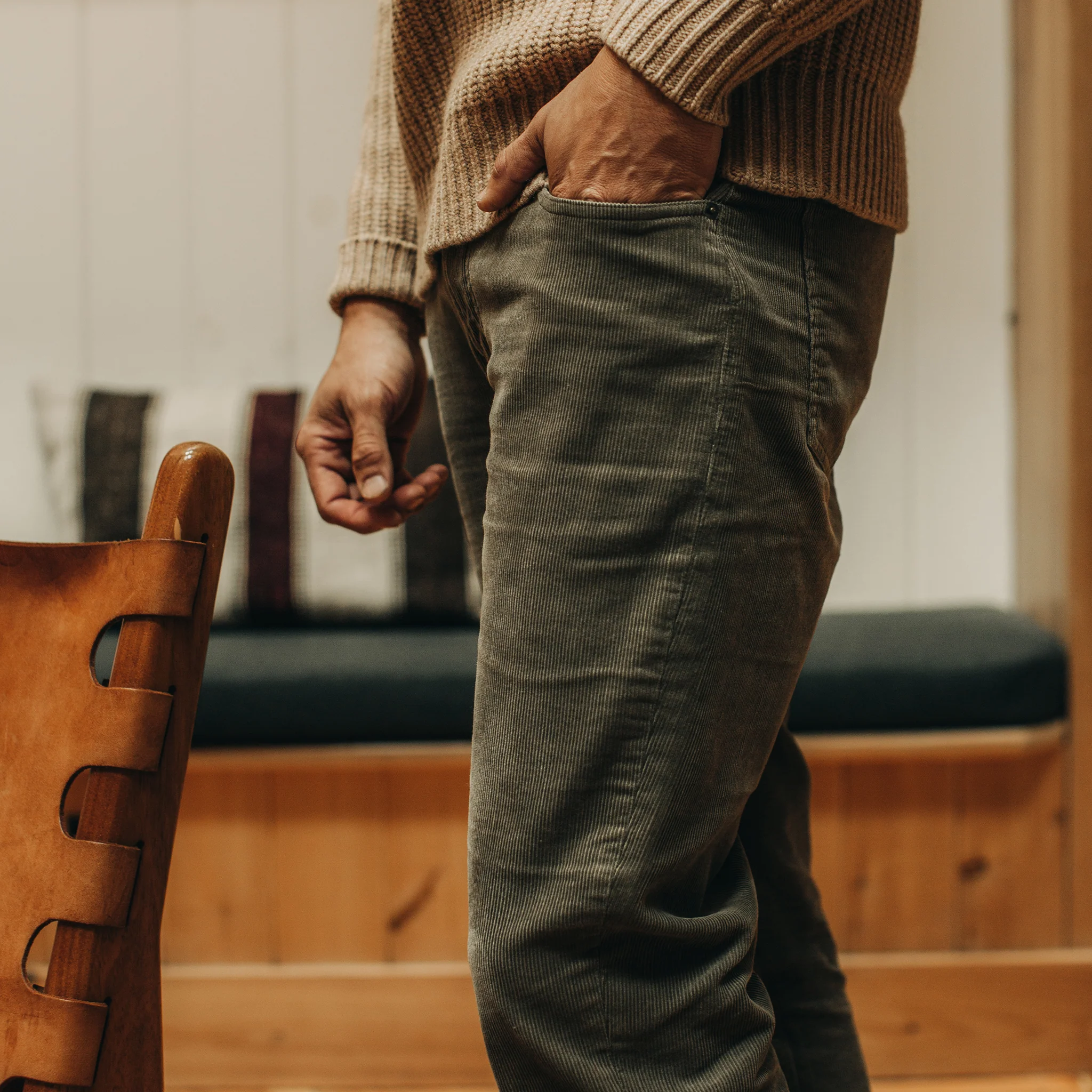 The Democratic All Day Pant in Cypress Cord - Image 3