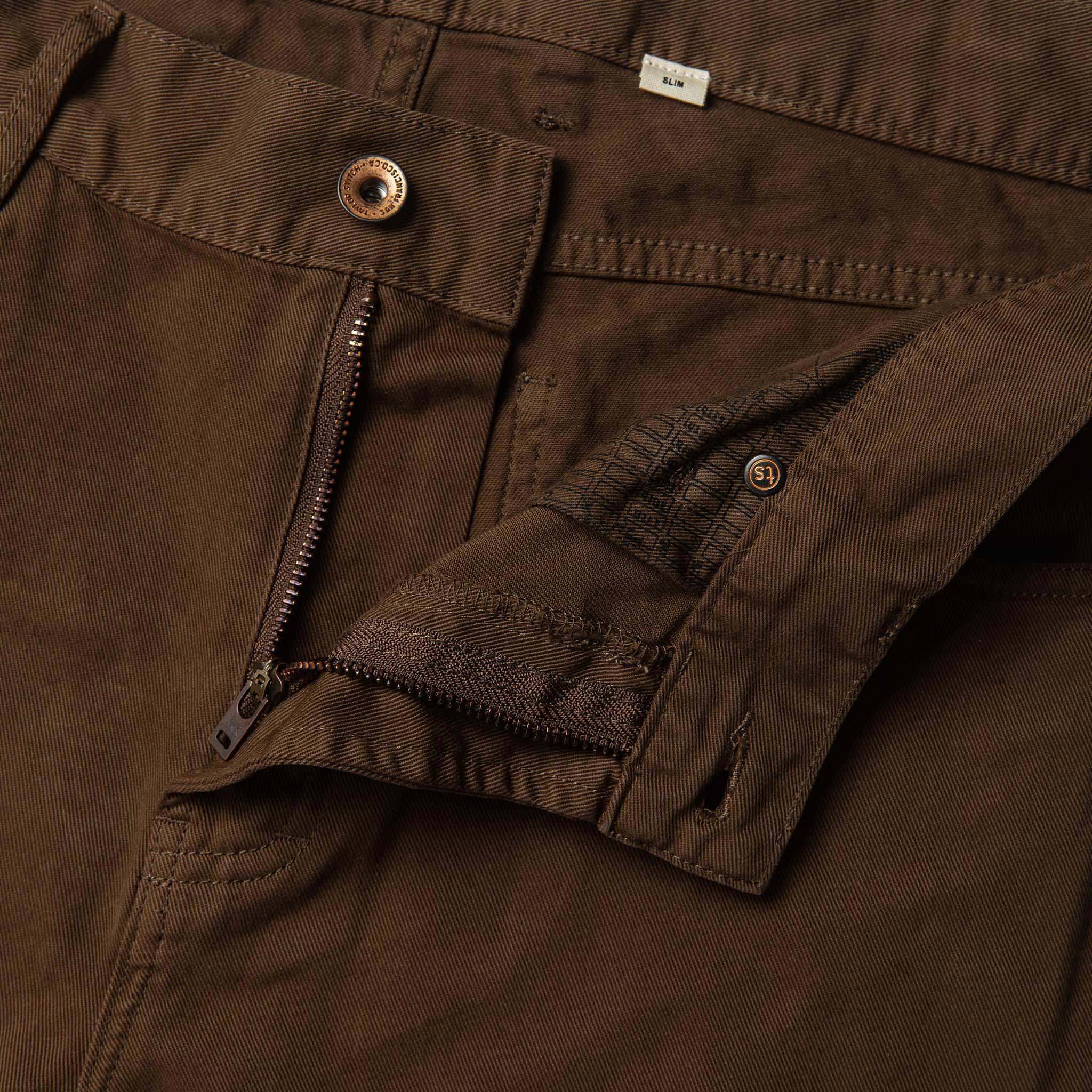 The Democratic All Day Pant in Espresso Selvage - Image 6