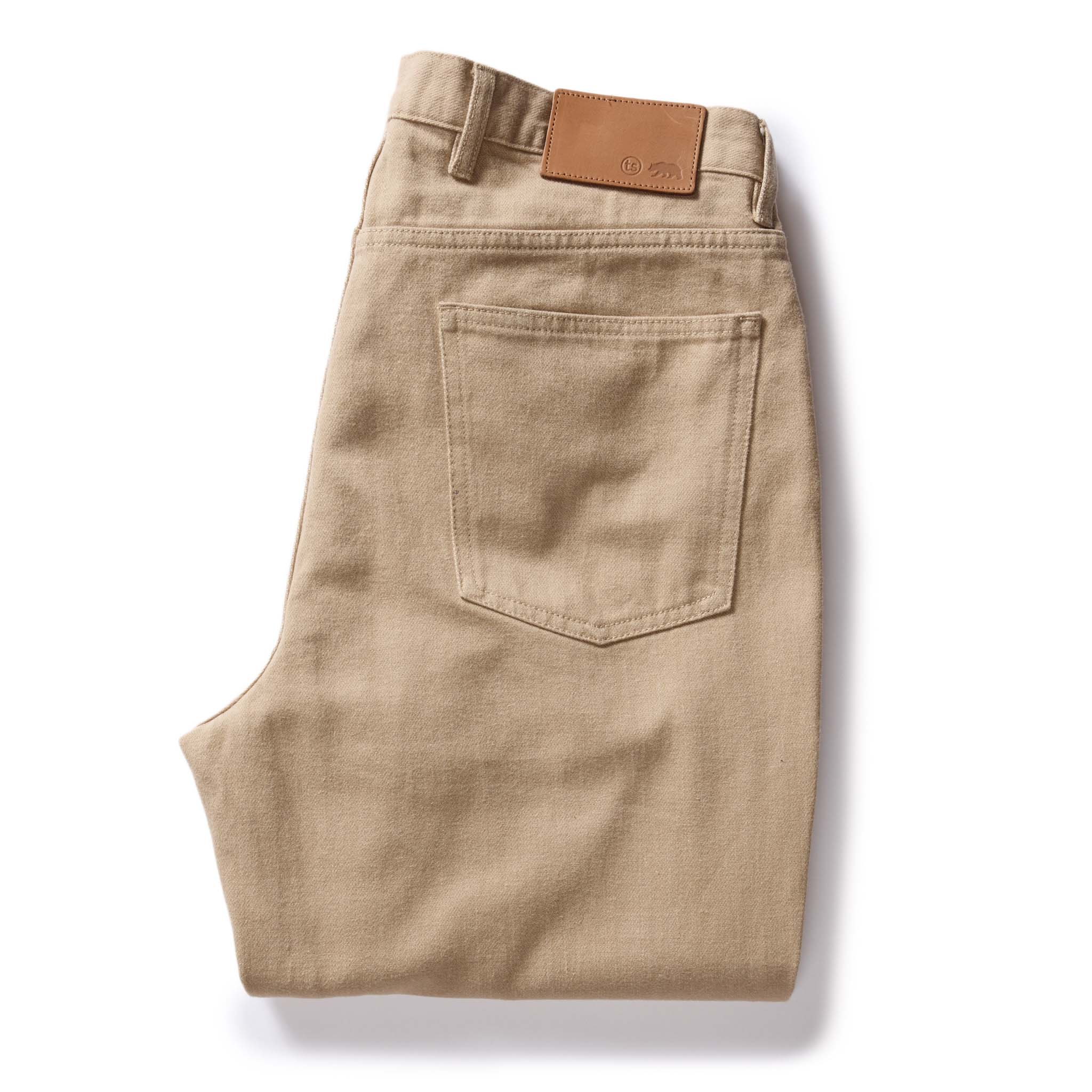 The Democratic All Day Pant in Light Khaki Broken Twill - Image 6
