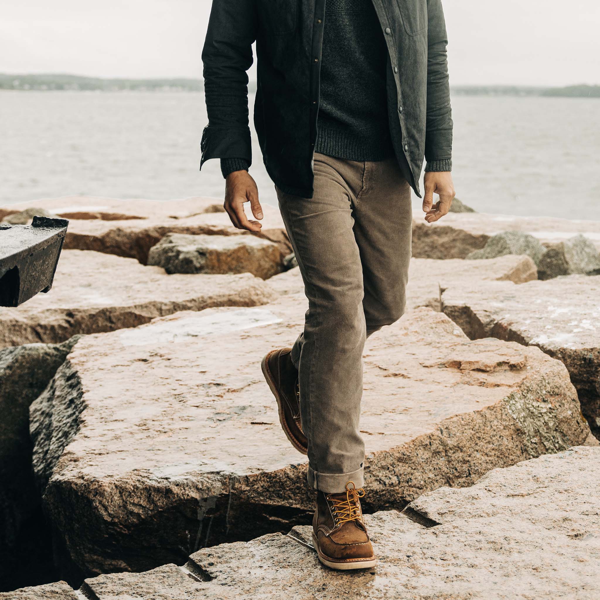 The Democratic All Day Pant in Morel Cord - Image 2