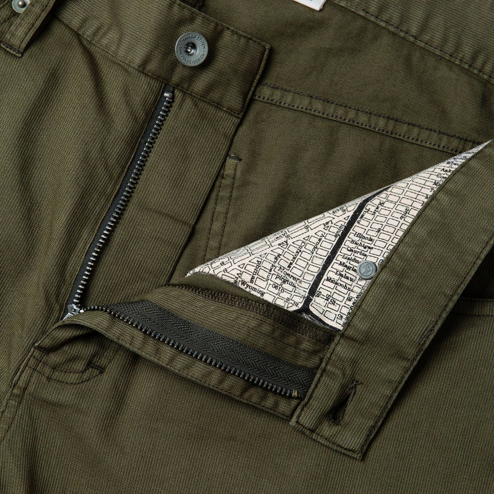 The Democratic All Day Pant in Olive Bedford Cord - Image 6