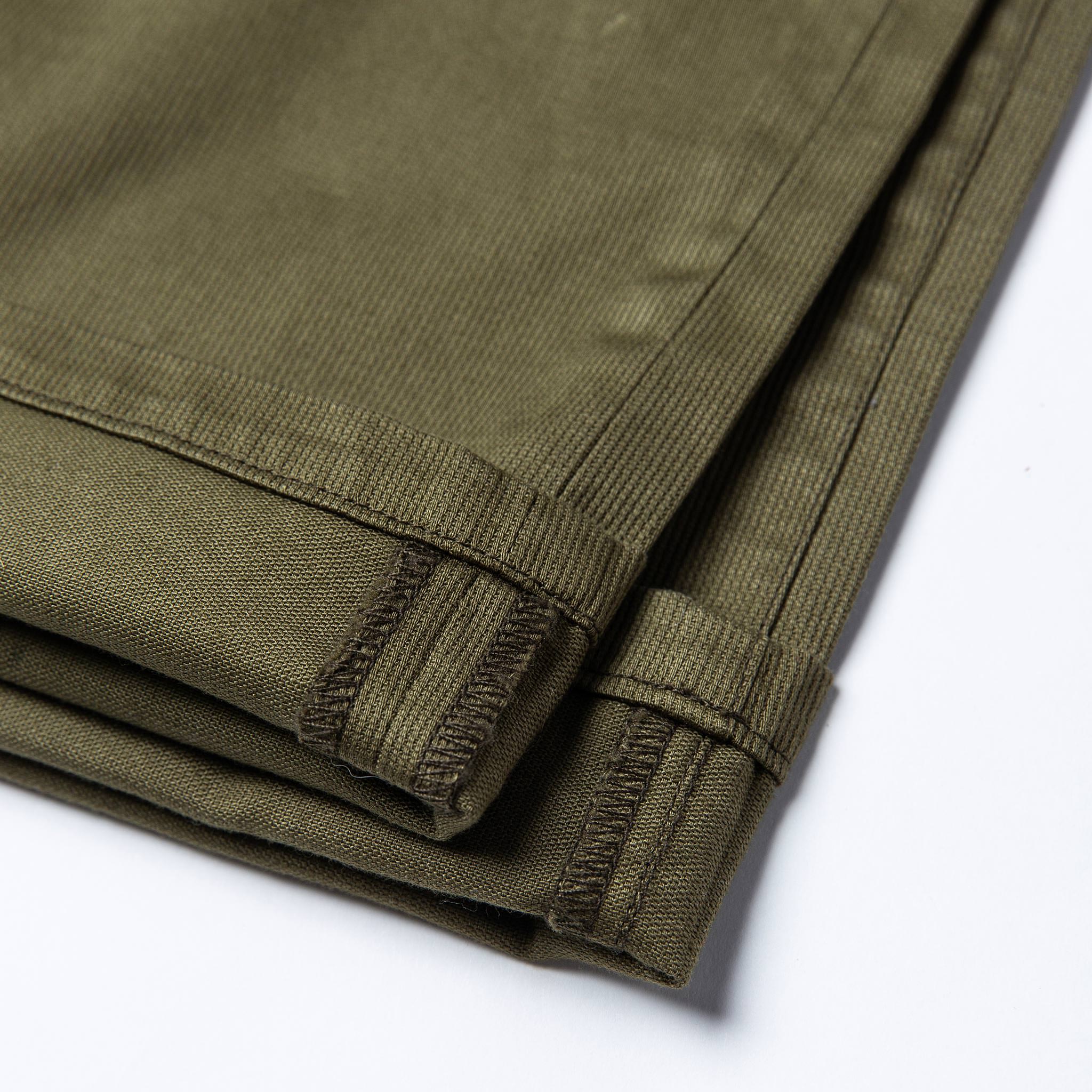 The Democratic All Day Pant in Olive Bedford Cord - Image 8