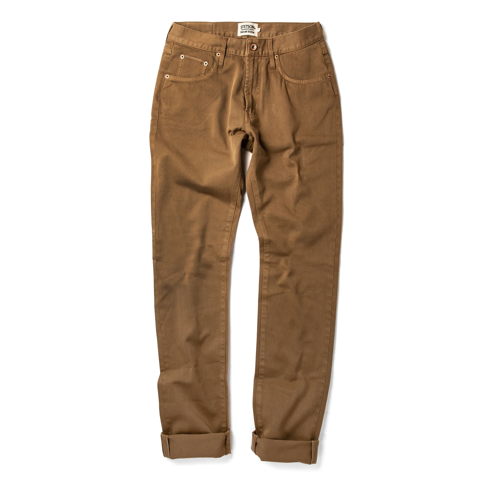 The Democratic All Day Pant in Rustic Oak Organic Selvage - Image 10
