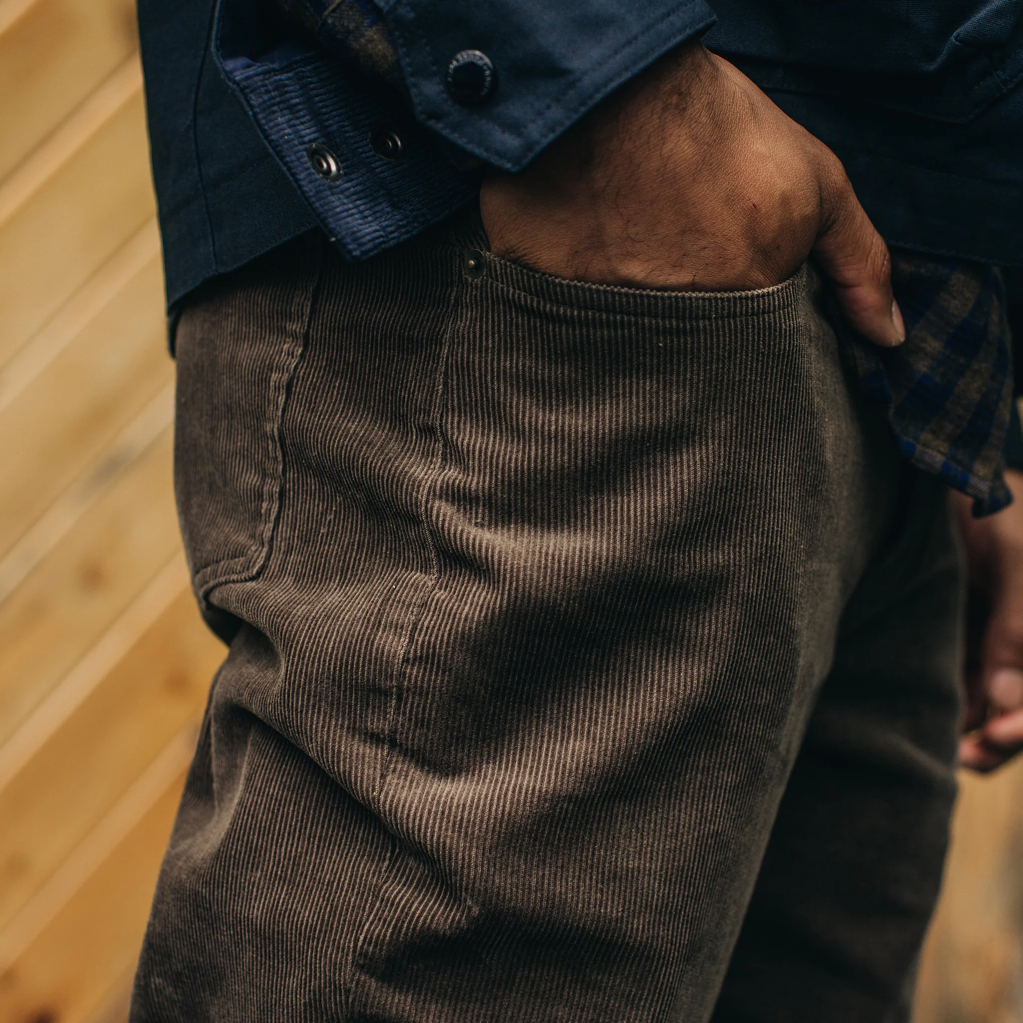 The Democratic All Day Pant in Walnut Cord - Image 3