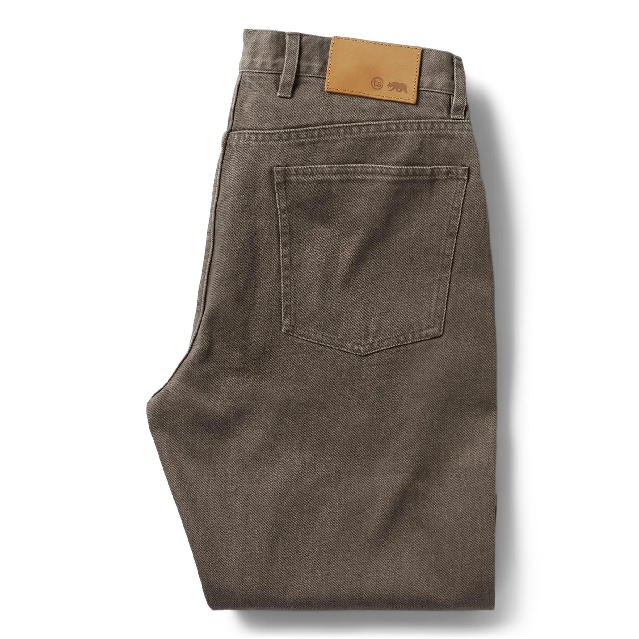 The Democratic All Day Pant in Washed Walnut Selvage - Image 8