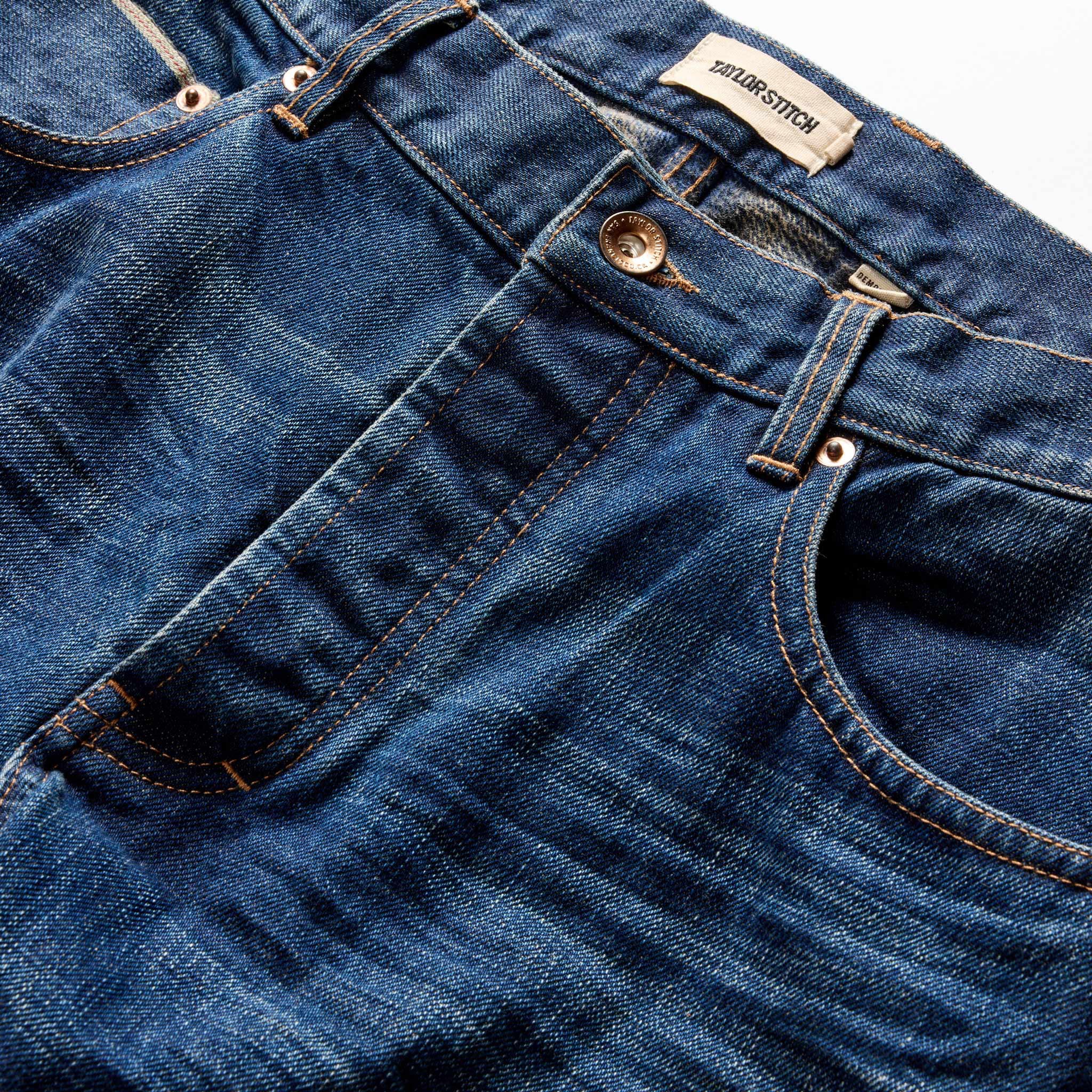 The Democratic Brushed Back Jean in Collins Resin Wash Selvage Denim - Image 10