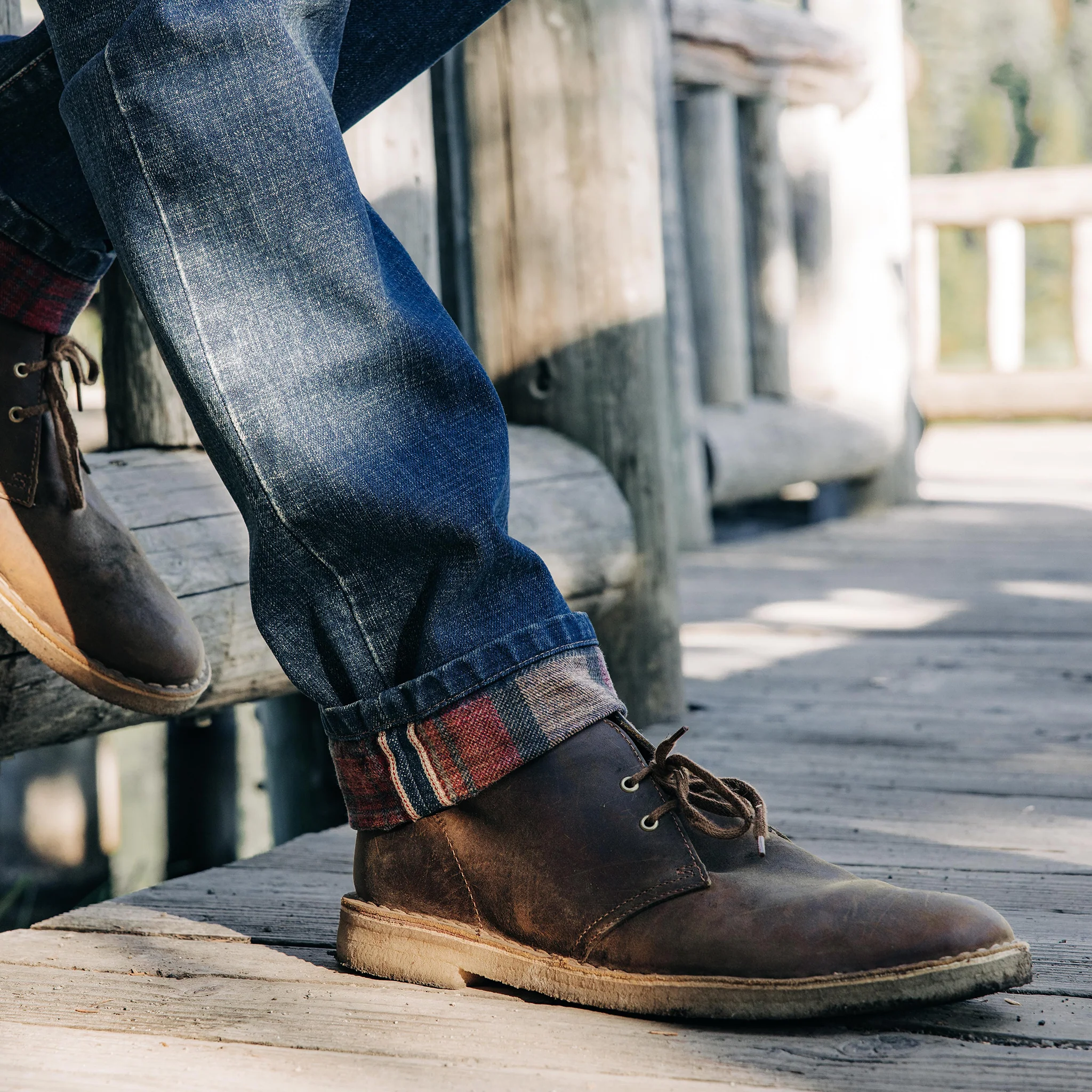 The Democratic Brushed Back Jean in Sawyer Wash Organic Selvage - Image 4