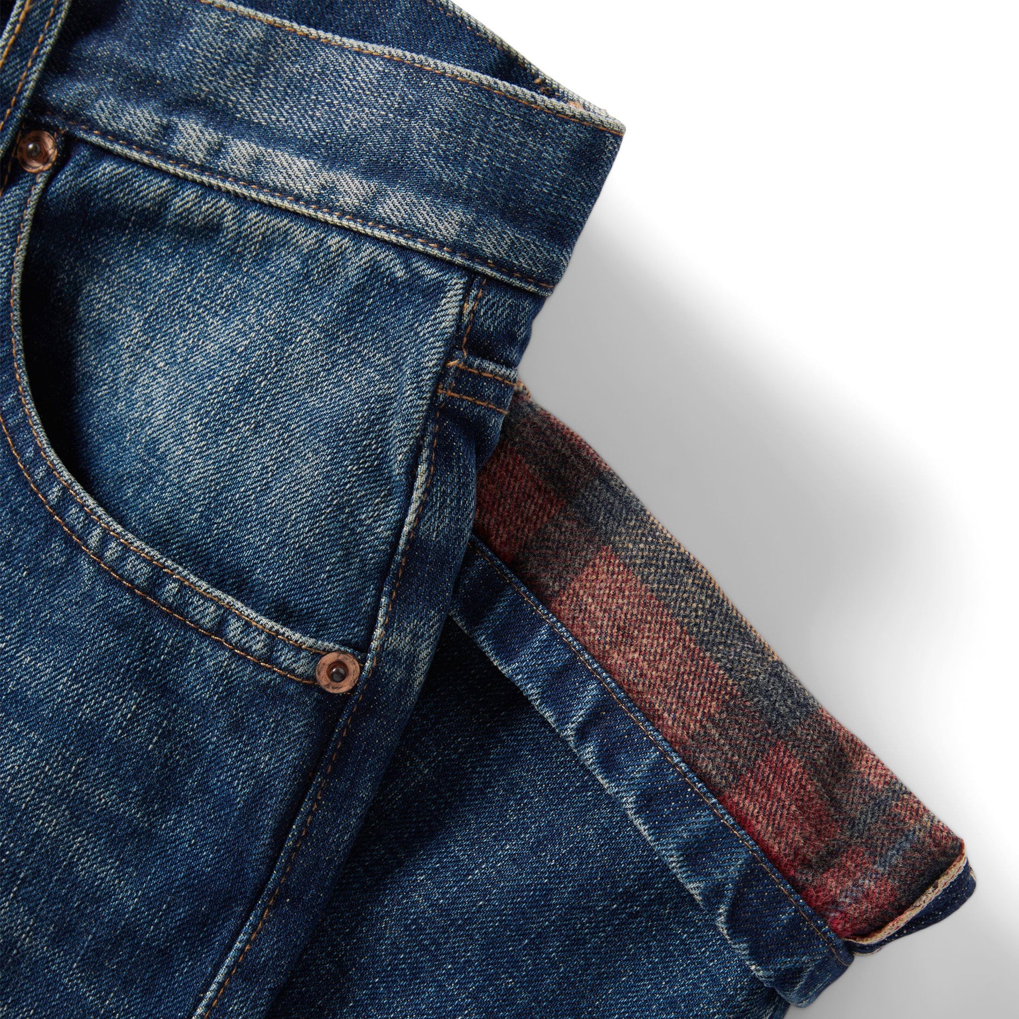 The Democratic Brushed Back Jean in Sawyer Wash Organic Selvage - Image 5