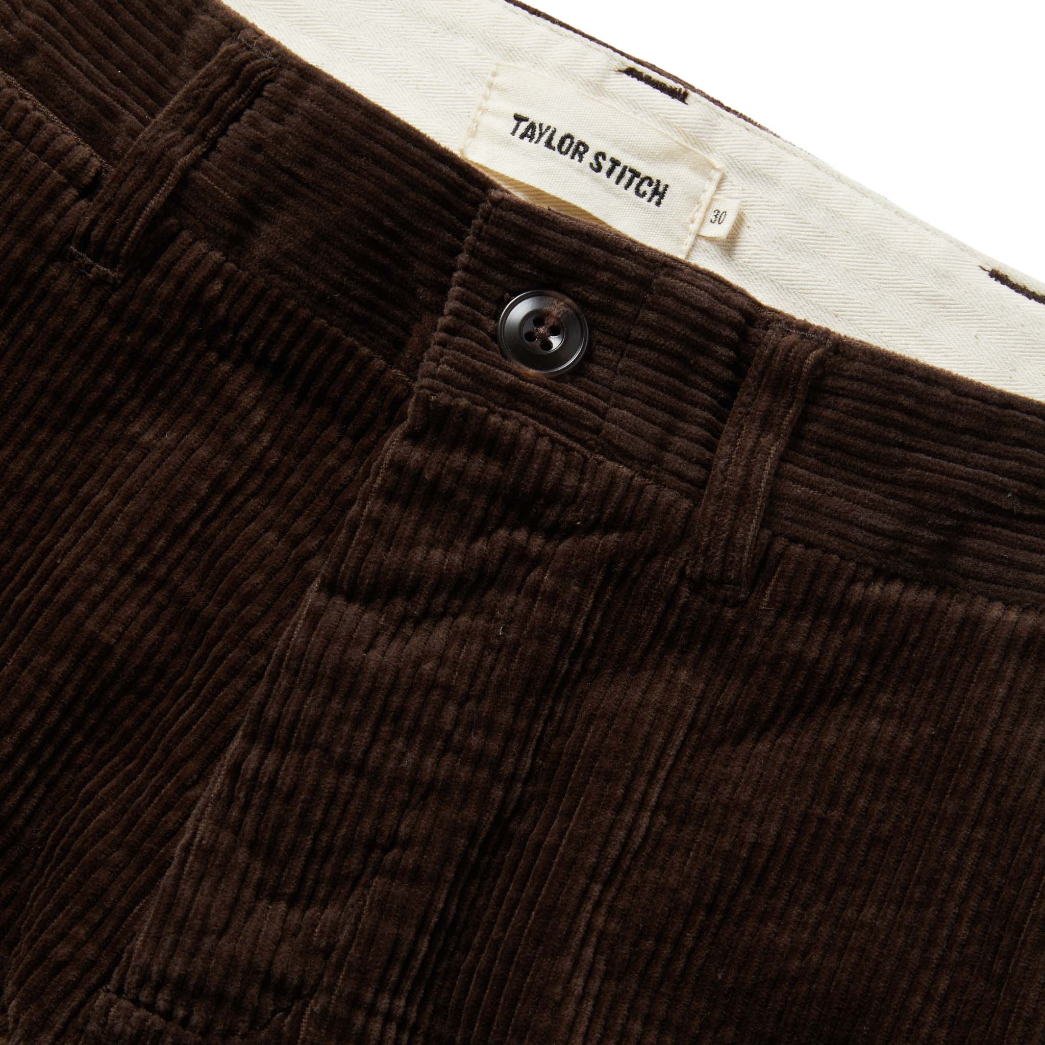 The Democratic Foundation Pant in Espresso Cord - Image 5