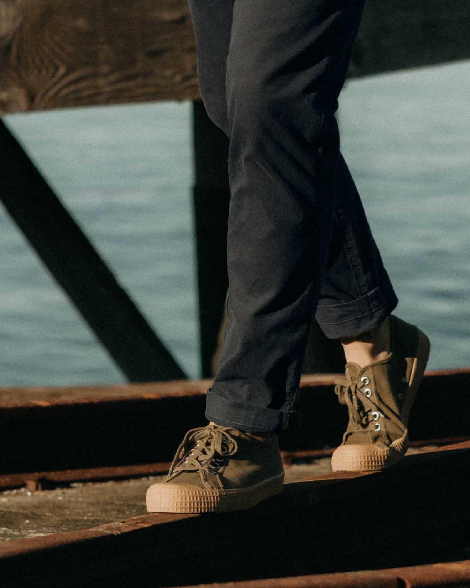 The Democratic Foundation Pant in Organic Navy - Image 3