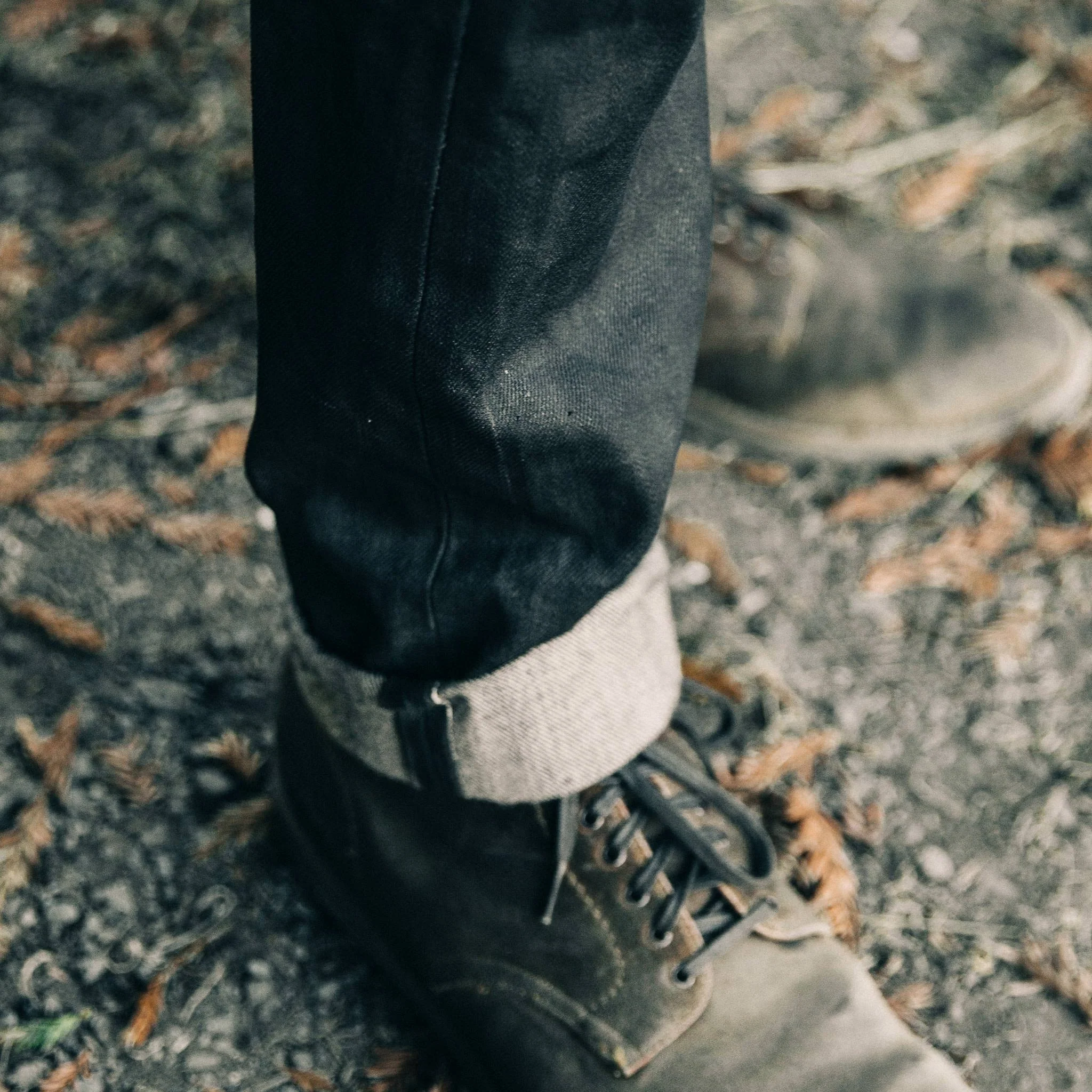 The Democratic Jean in Black Over-dye Selvage - Image 5