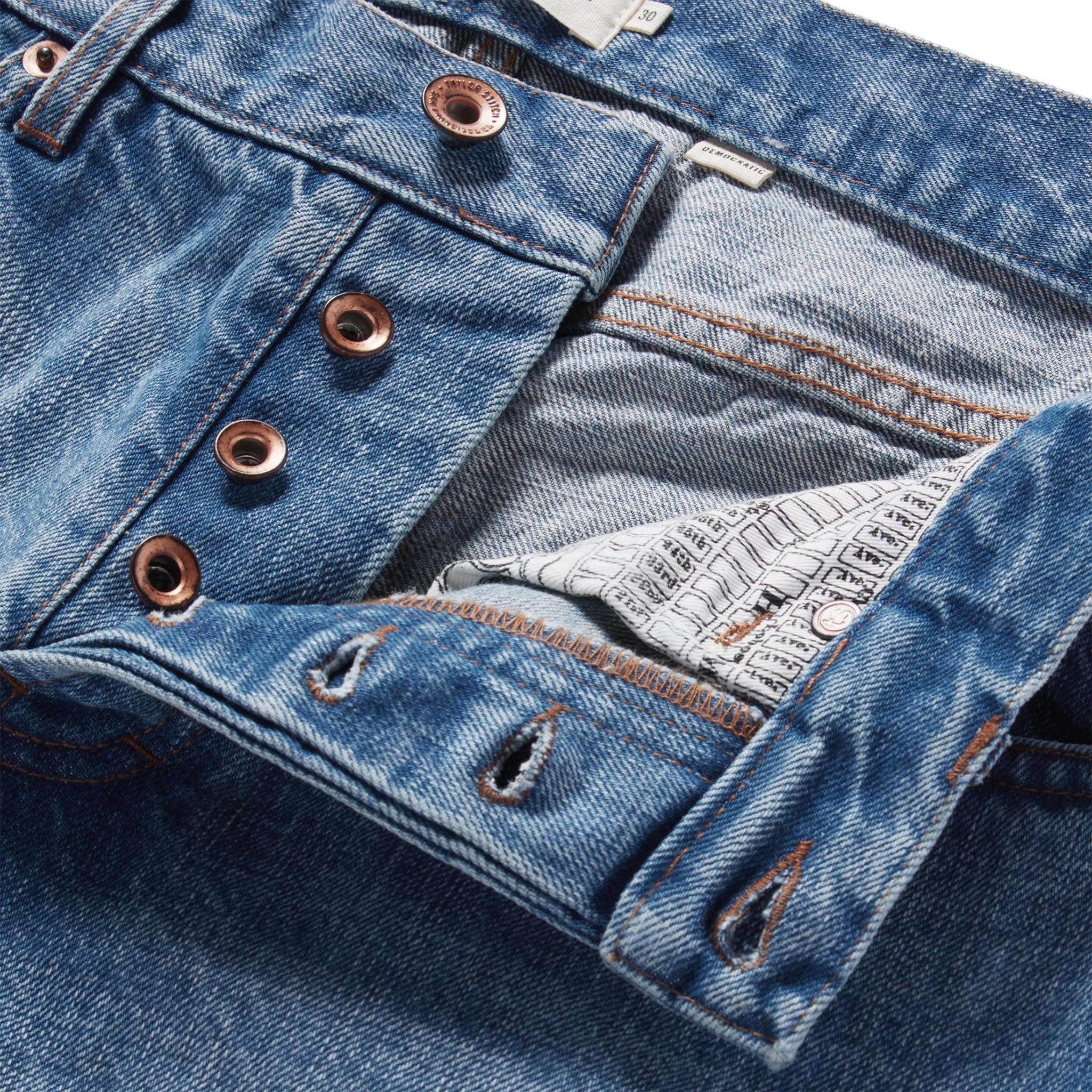 The Democratic Jean in Fletcher Wash Organic Selvage - Image 5