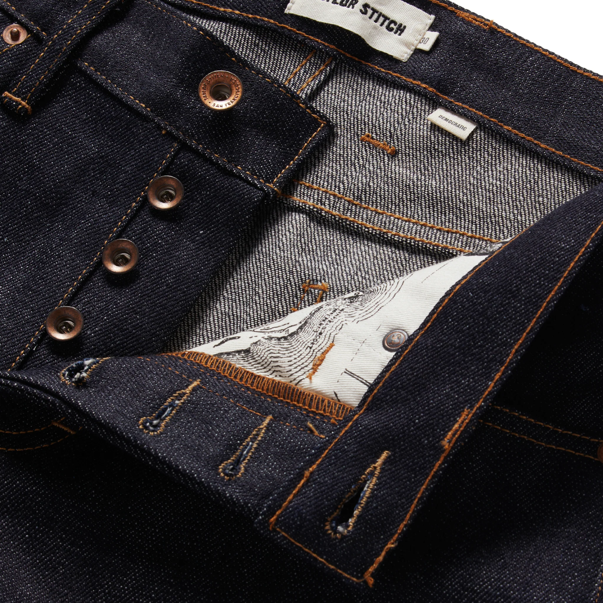 The Democratic Jean in Kuroki Welterweight Slub - Image 5