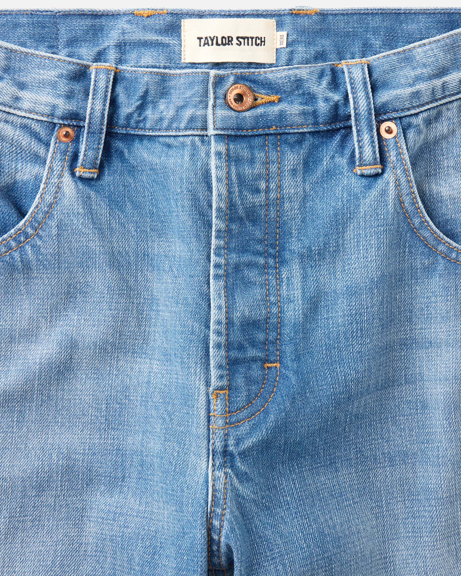 The Democratic Jean in Light Wash Organic Selvedge - Image 4