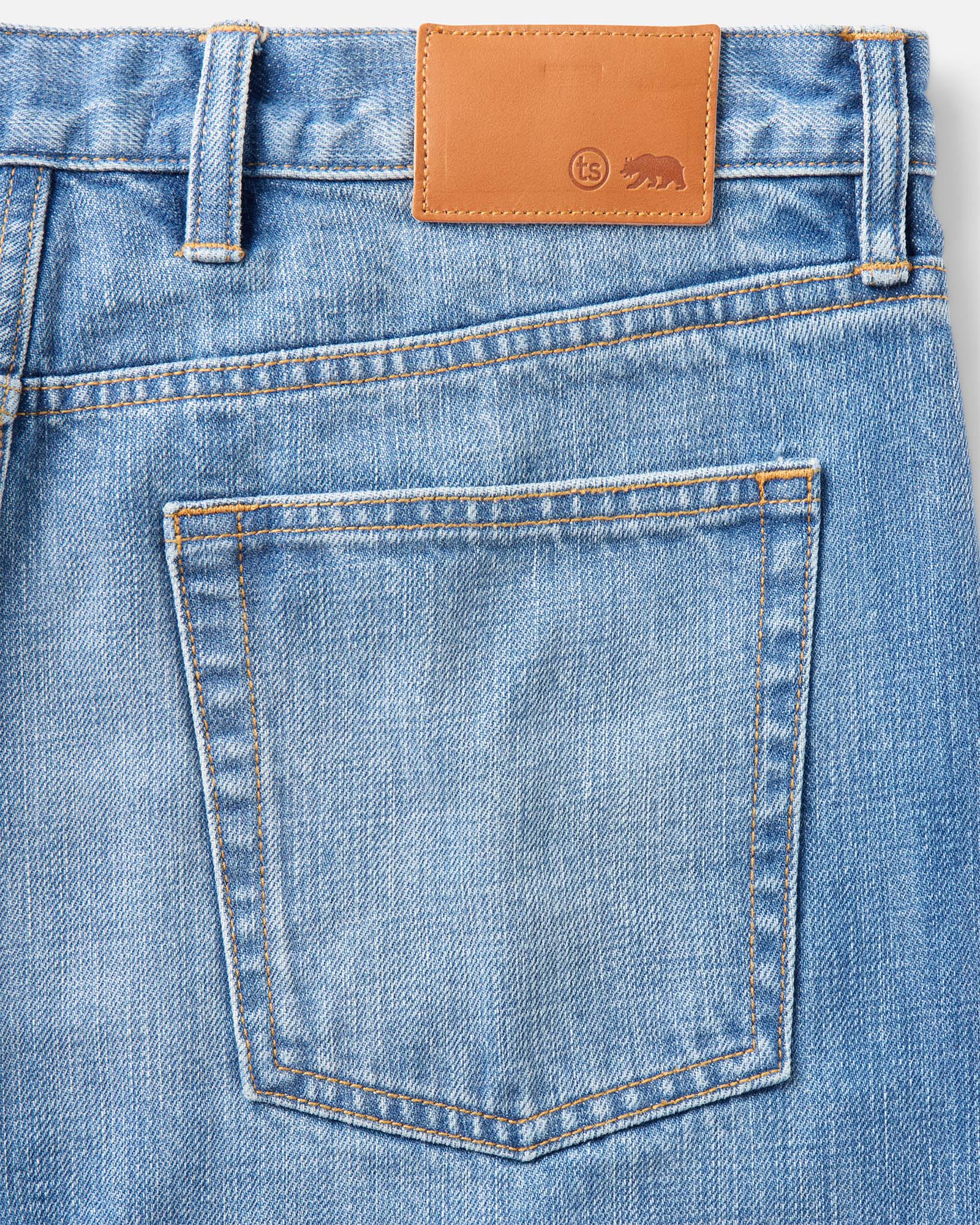 The Democratic Jean in Light Wash Organic Selvedge - Image 6
