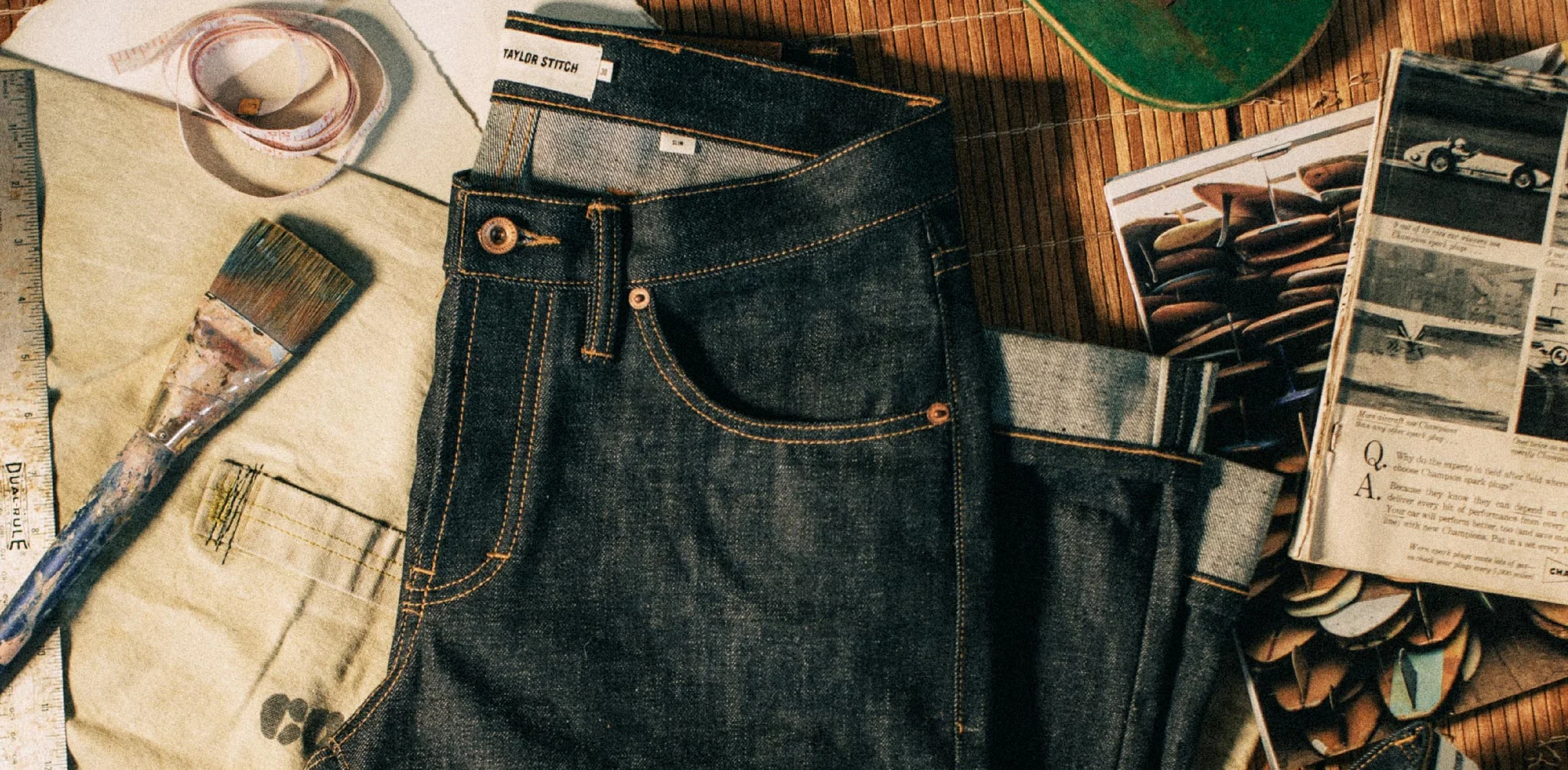 The Democratic Jean in Natural Indigo Selvage - Image 11